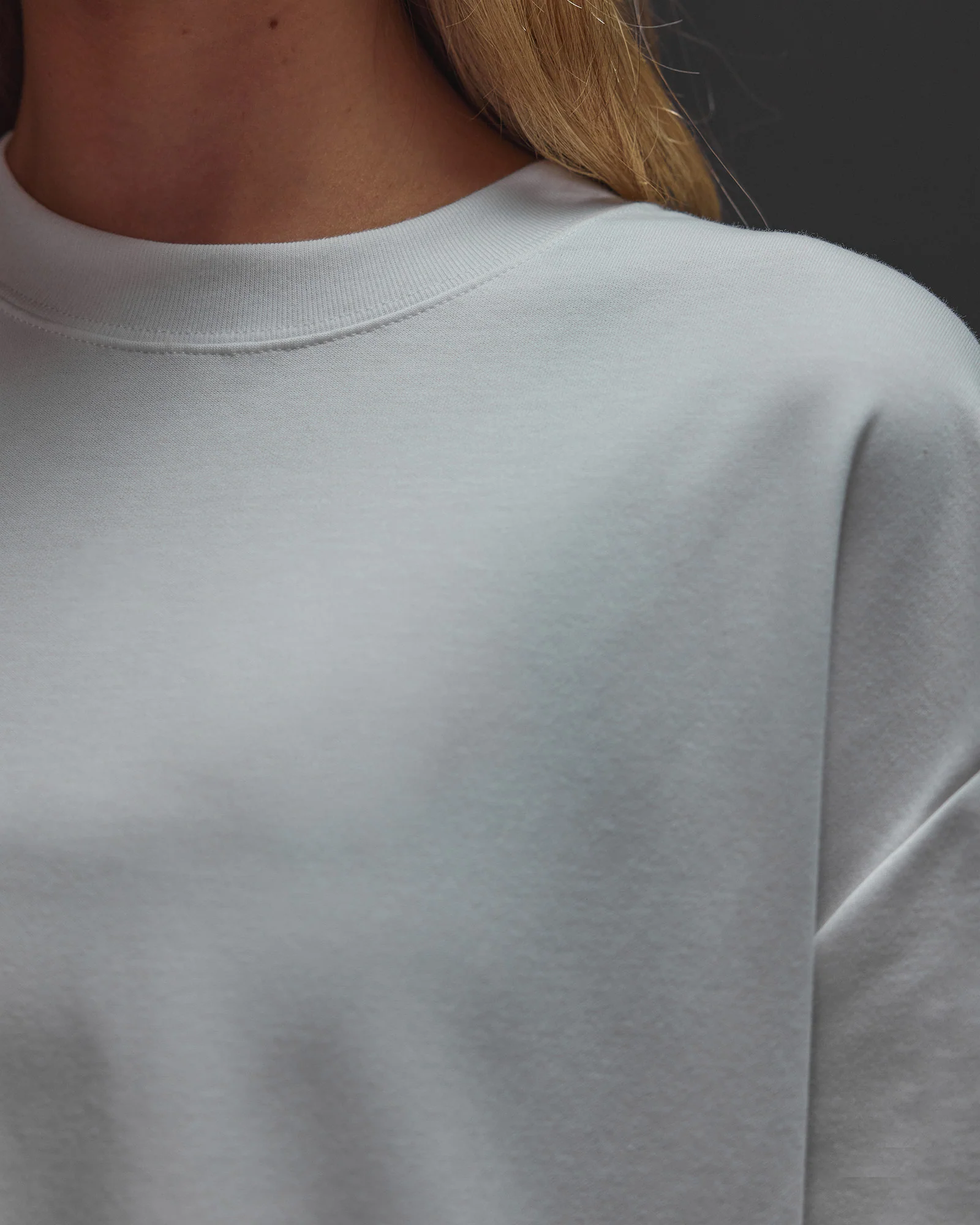 AfterDark ZeroCrease Oversized Tee - White - Image 15