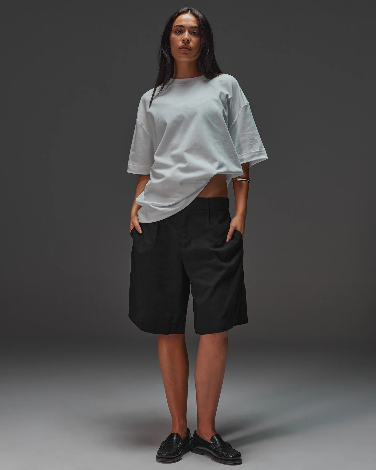 AfterDark ZeroCrease Oversized Tee - White - Image 7