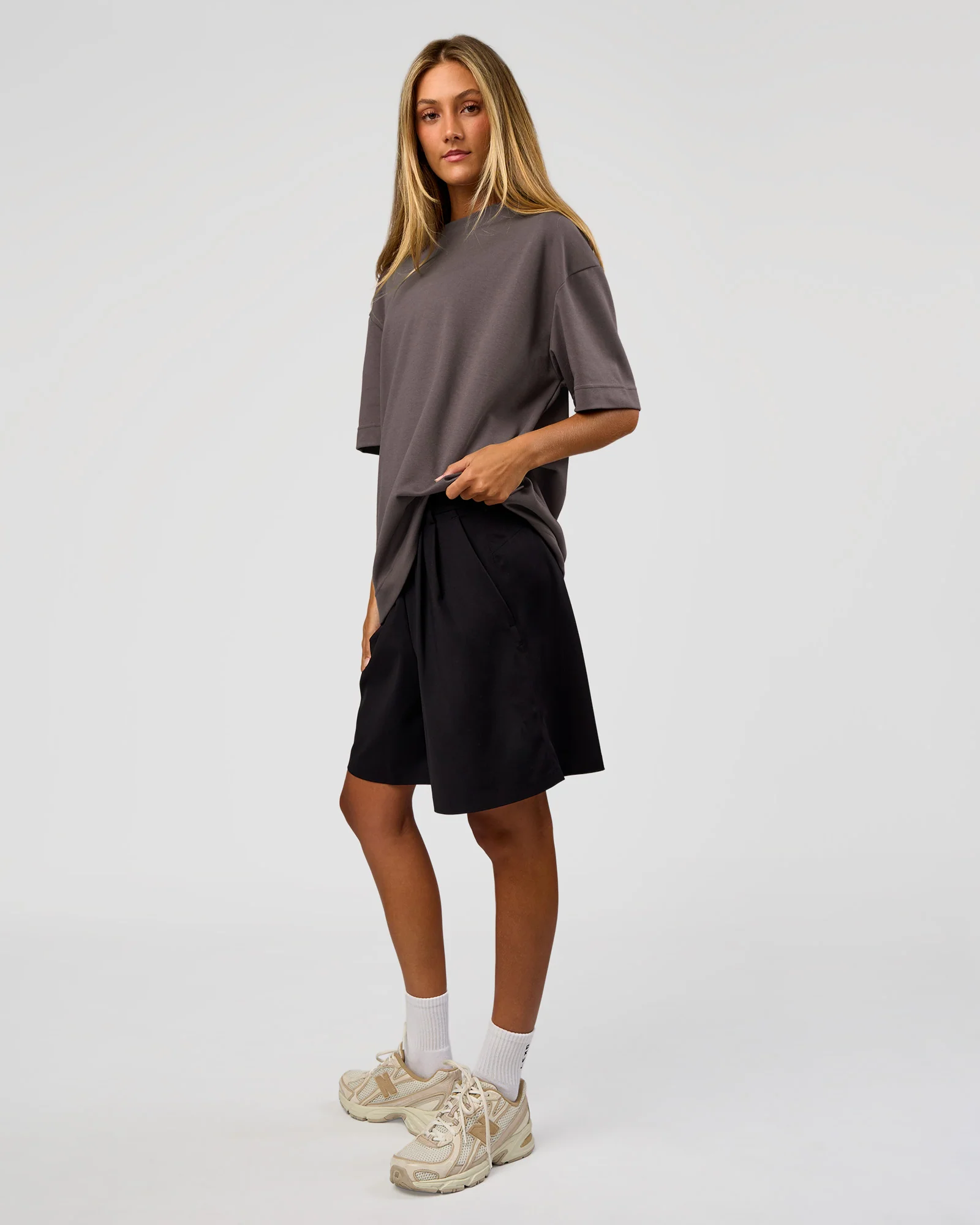 AfterDark ZeroCrease Oversized Tee - Duskstone - Image 11