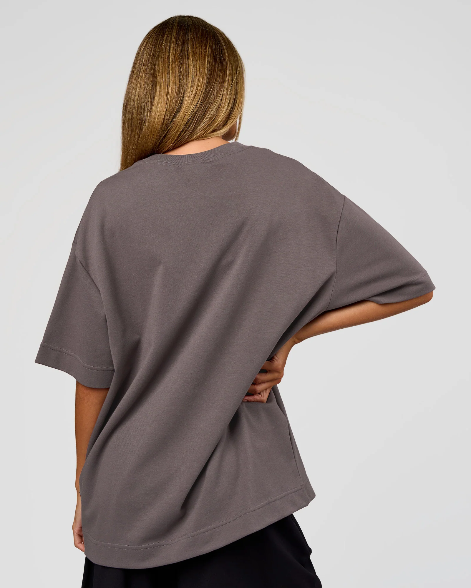 AfterDark ZeroCrease Oversized Tee - Duskstone - Image 9
