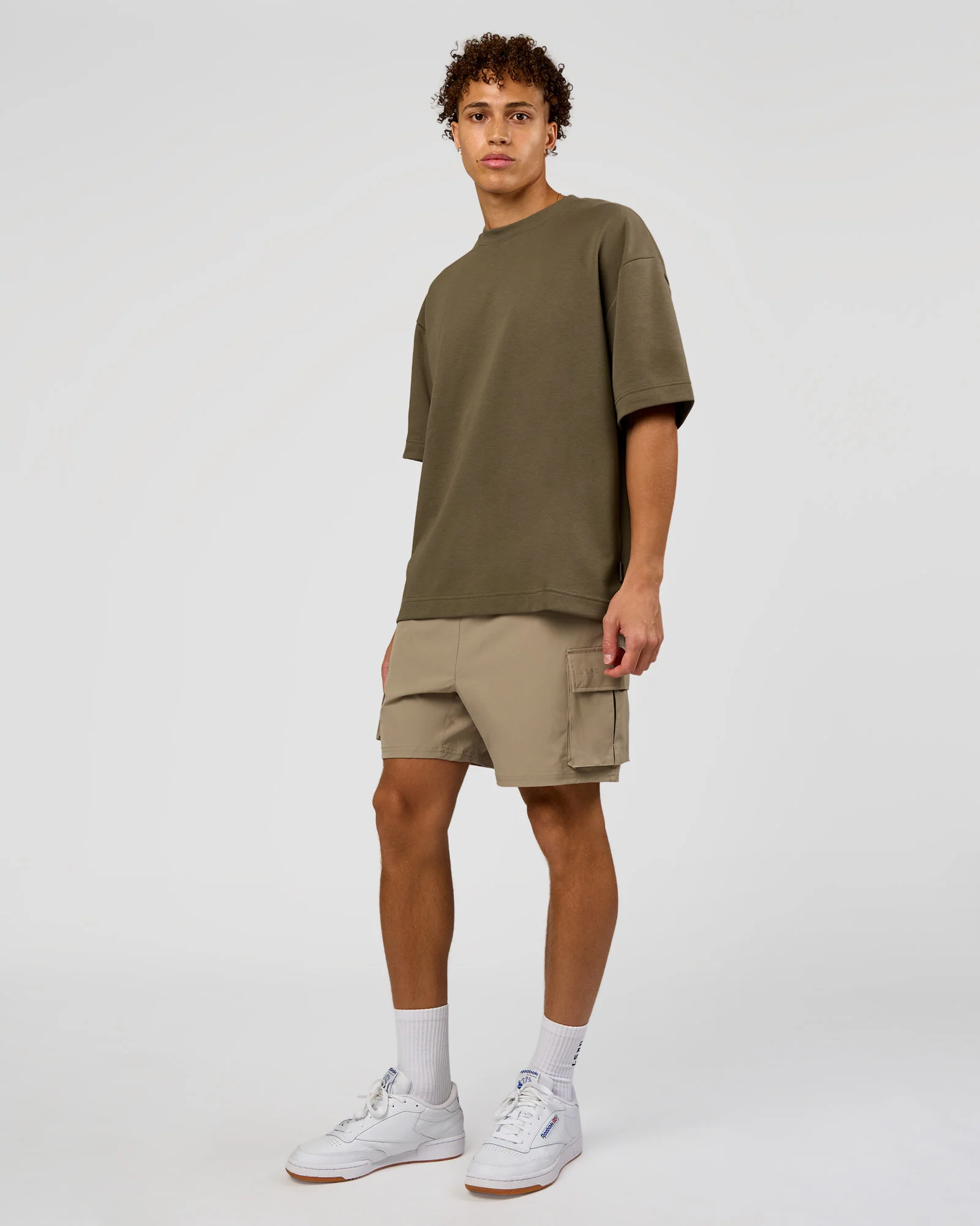 AfterDark ZeroCrease Oversized Tee - Walnut Grey - Image 7