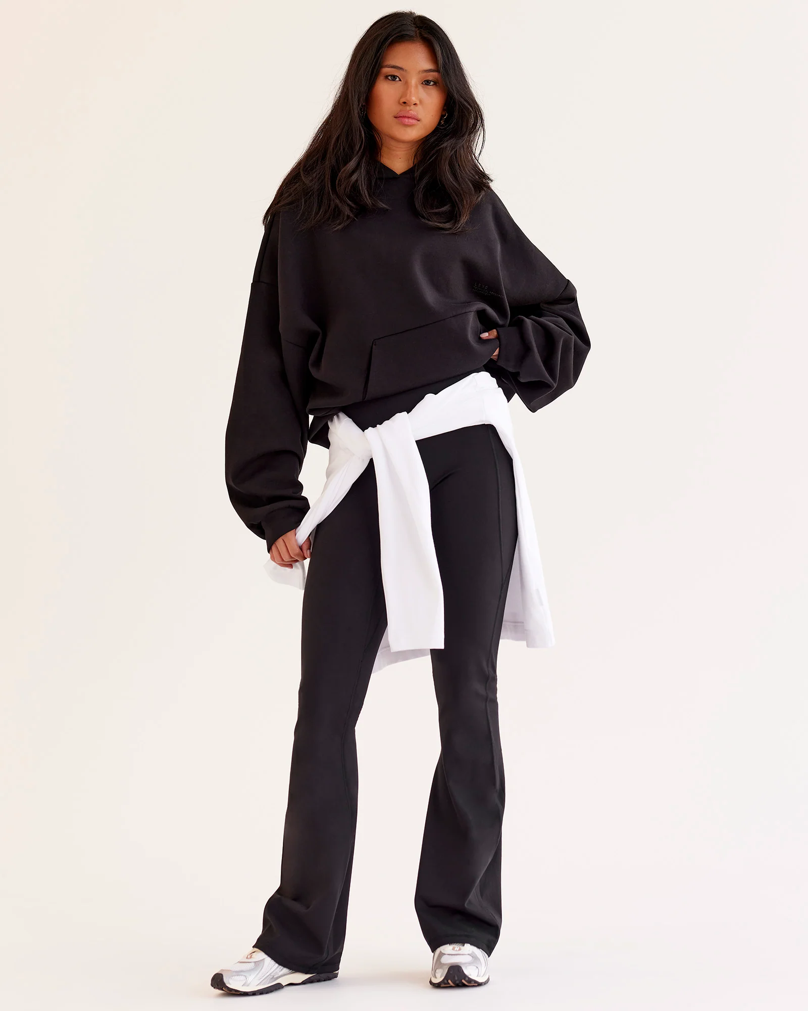 AfterDark ZeroCrease Oversized Hoodie - Black - Image 5