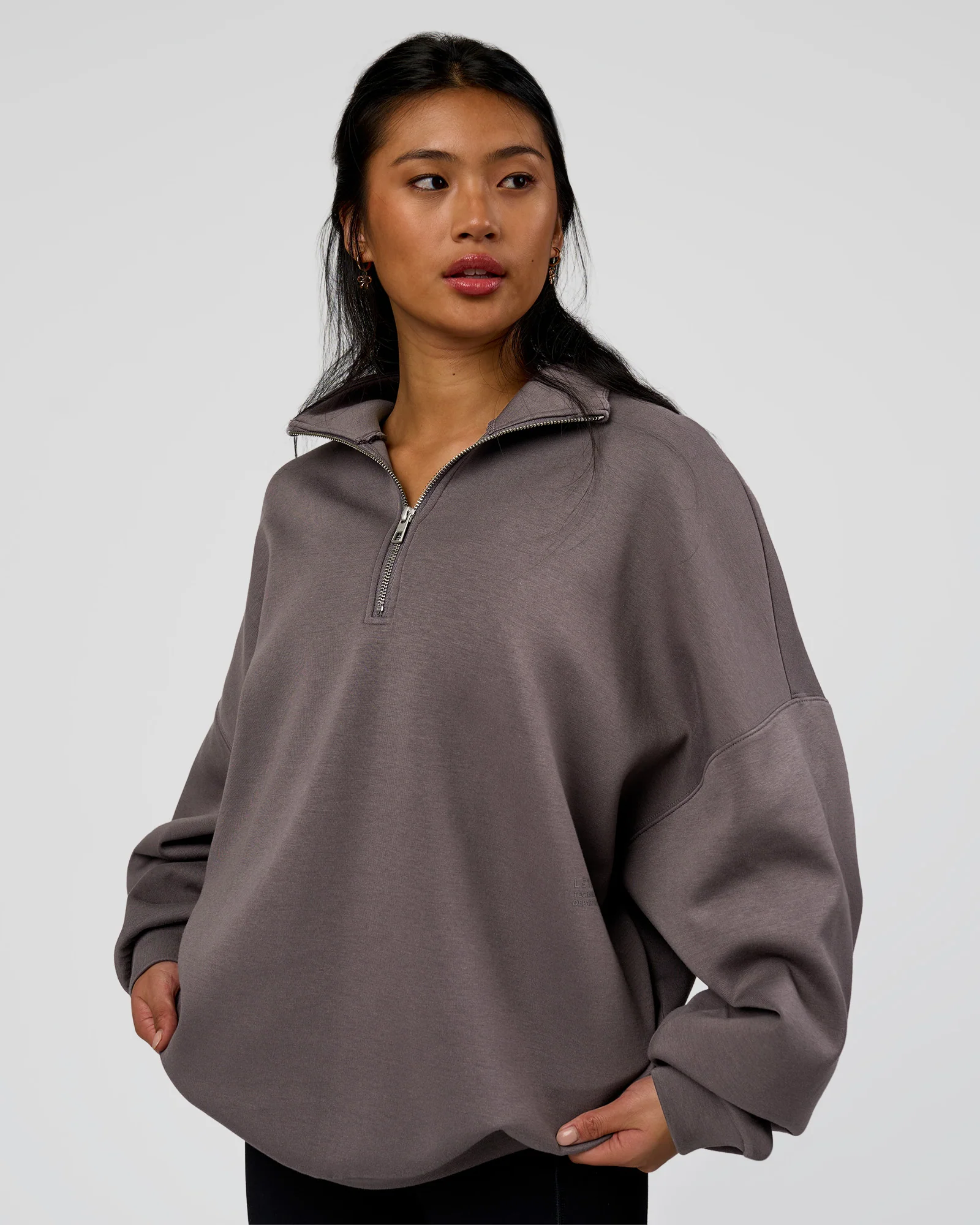 AfterDark ZeroCrease Quarter Zip - Duskstone - Image 4