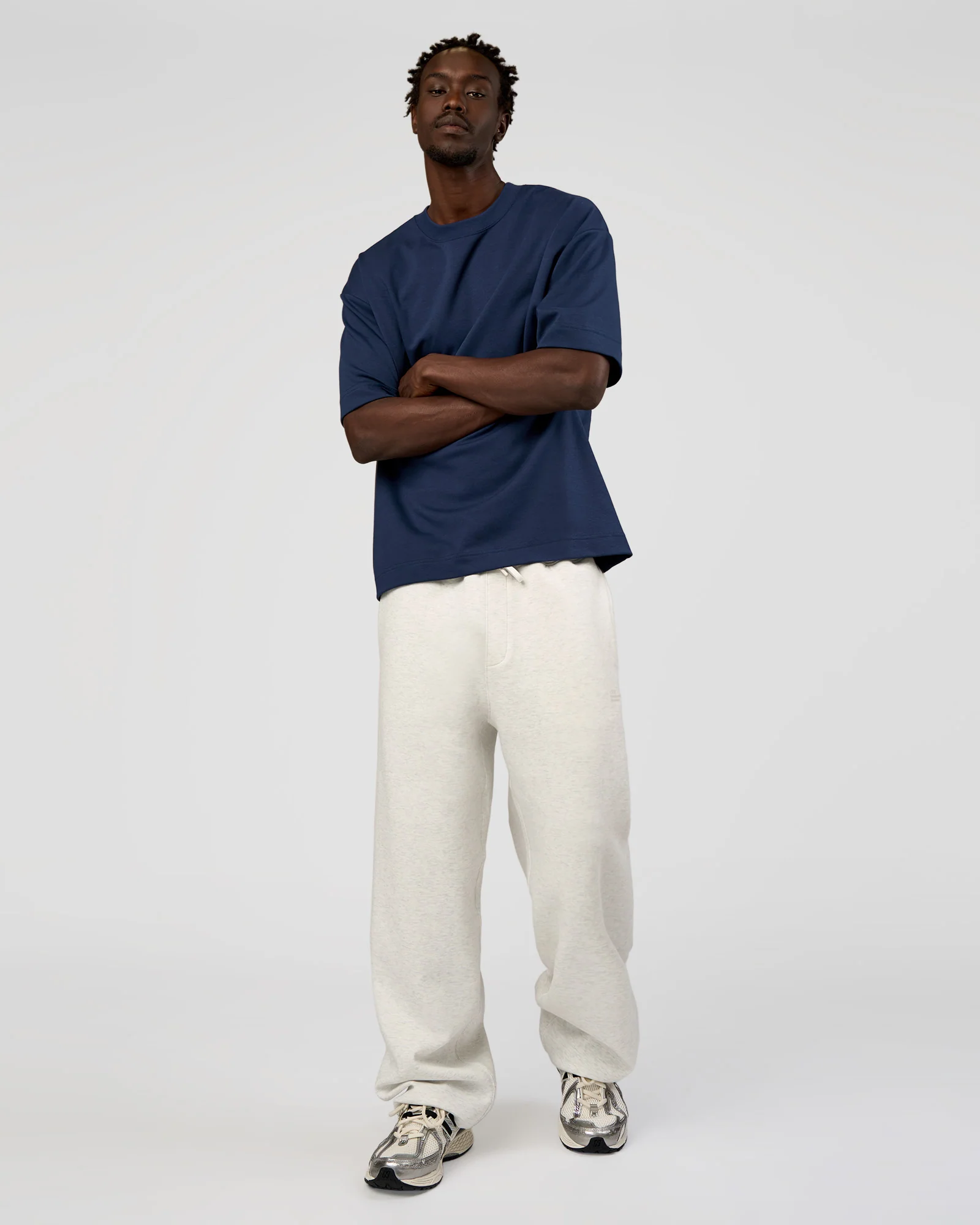 AfterDark ZeroCrease Straight Leg Pant - Silver Marl - Image 5