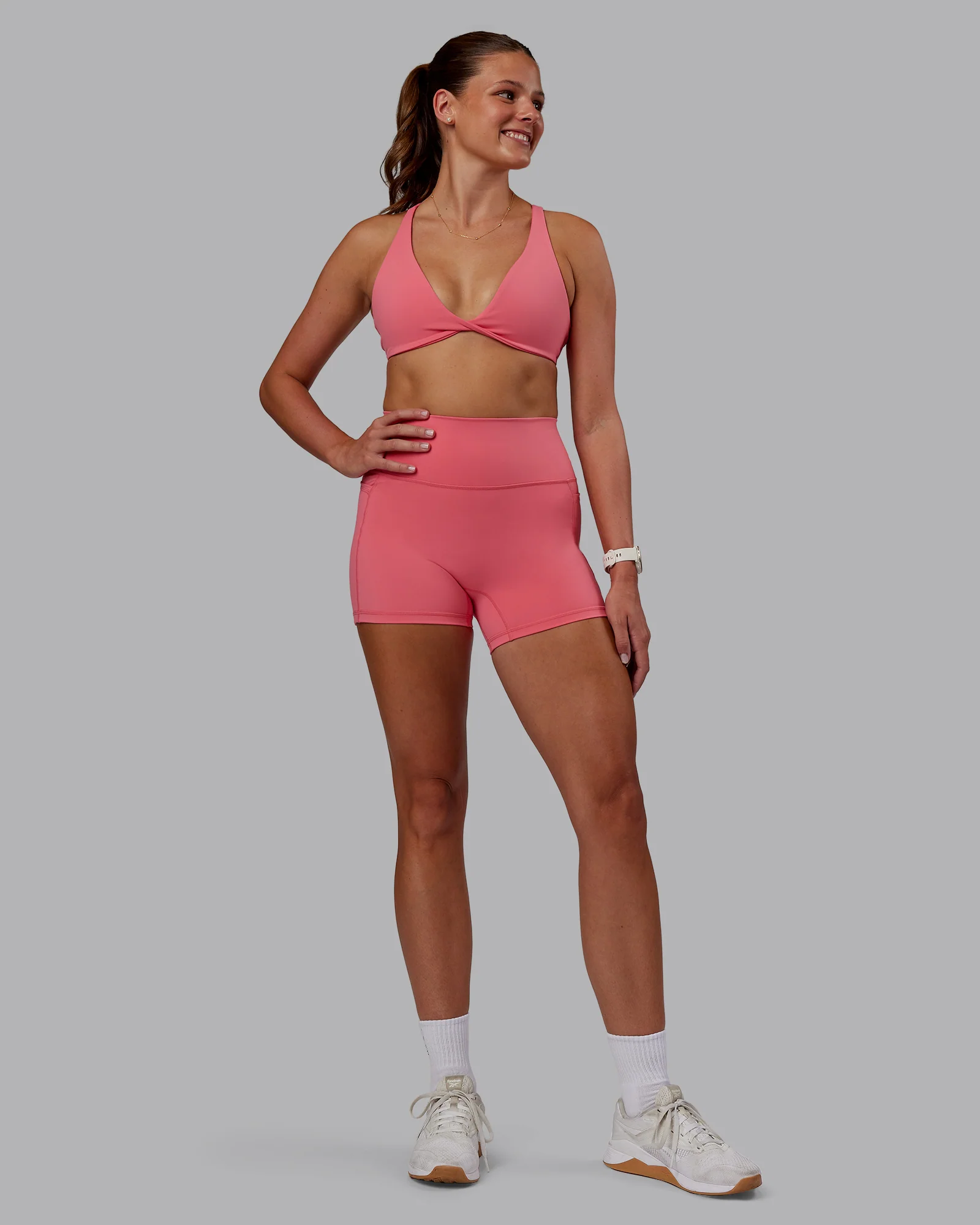 Agile Sports Bra - Pink Lemonade - Image 4