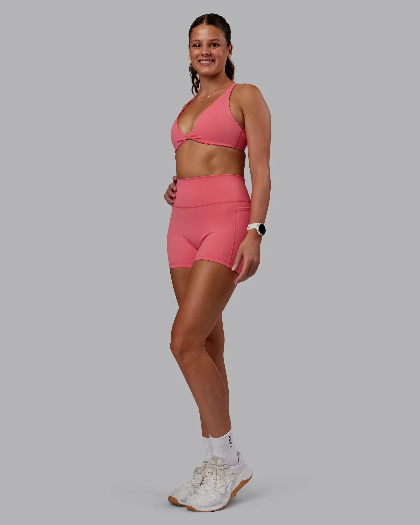 Agile Sports Bra - Pink Lemonade - Image 6