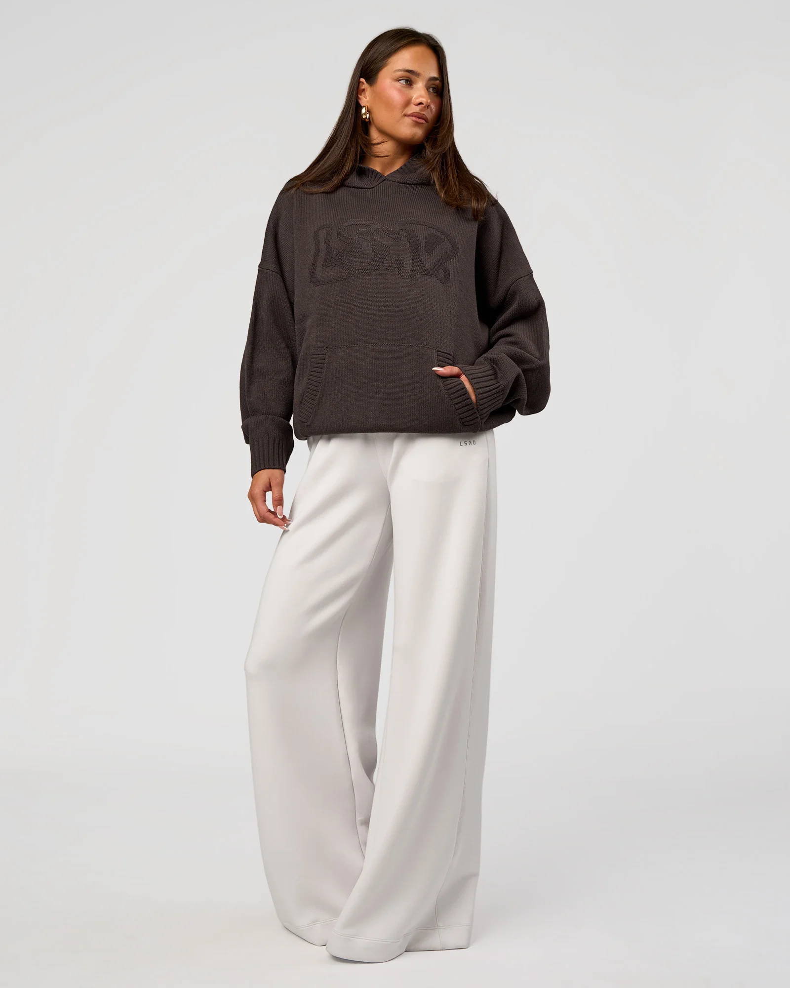 All Day Active Knitted Hoodie - Dark Storm - Image 5