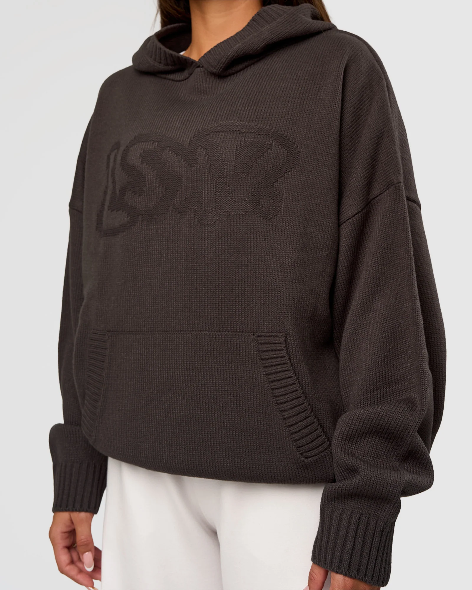 All Day Active Knitted Hoodie - Dark Storm - Image 6