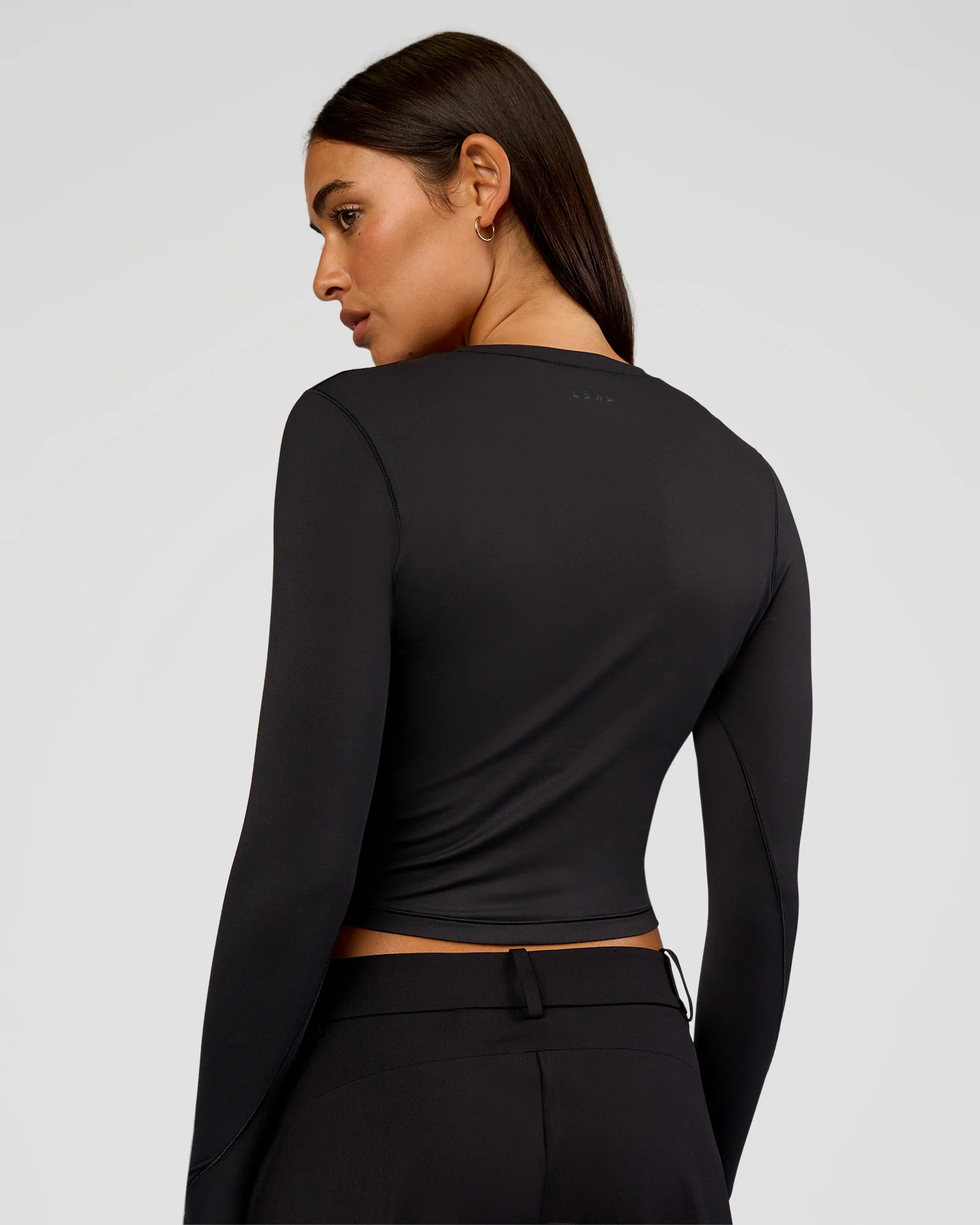 All Day Long Sleeve Tee - Black - Image 4