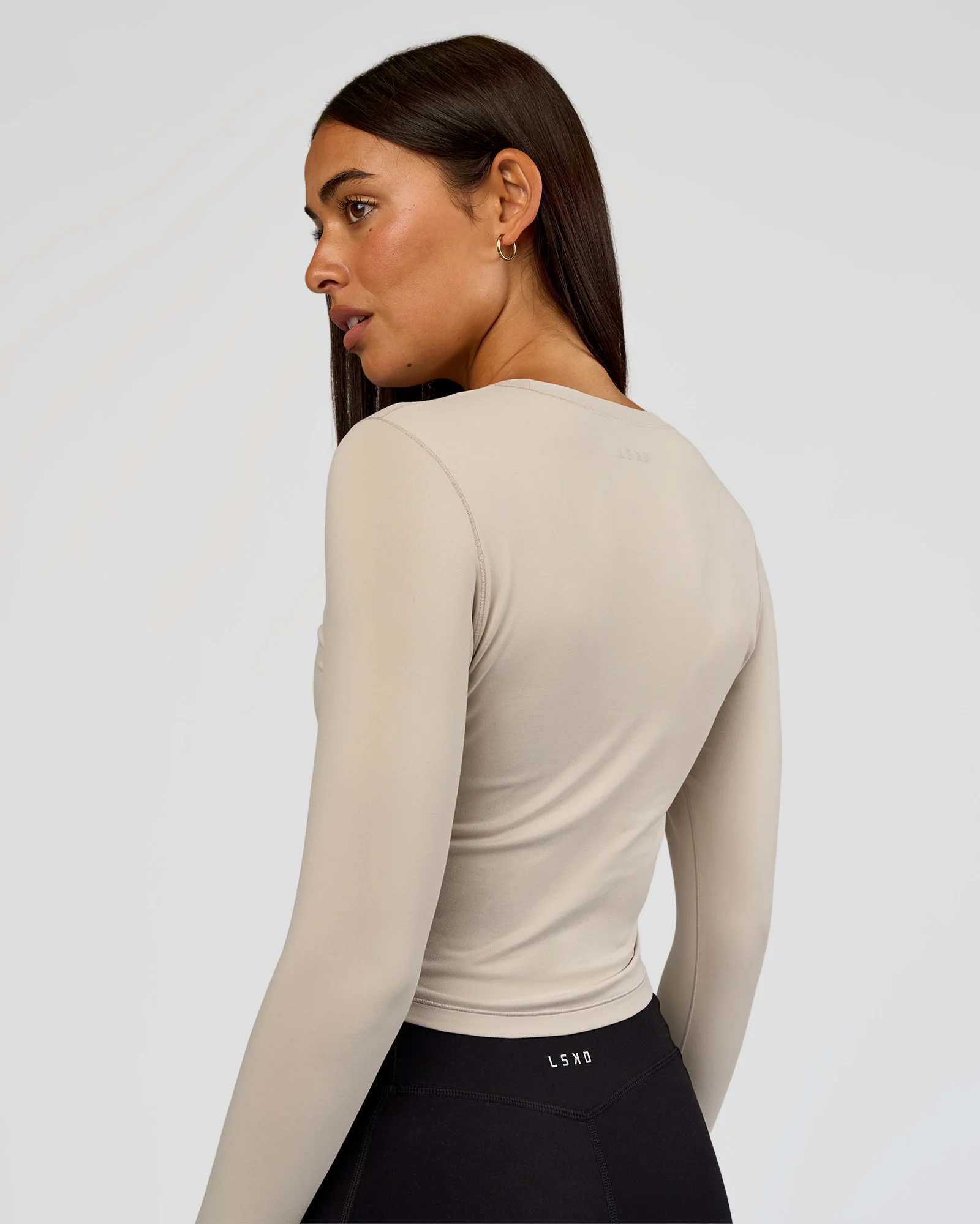 All Day Long Sleeve Tee - Shale Beige - Image 4