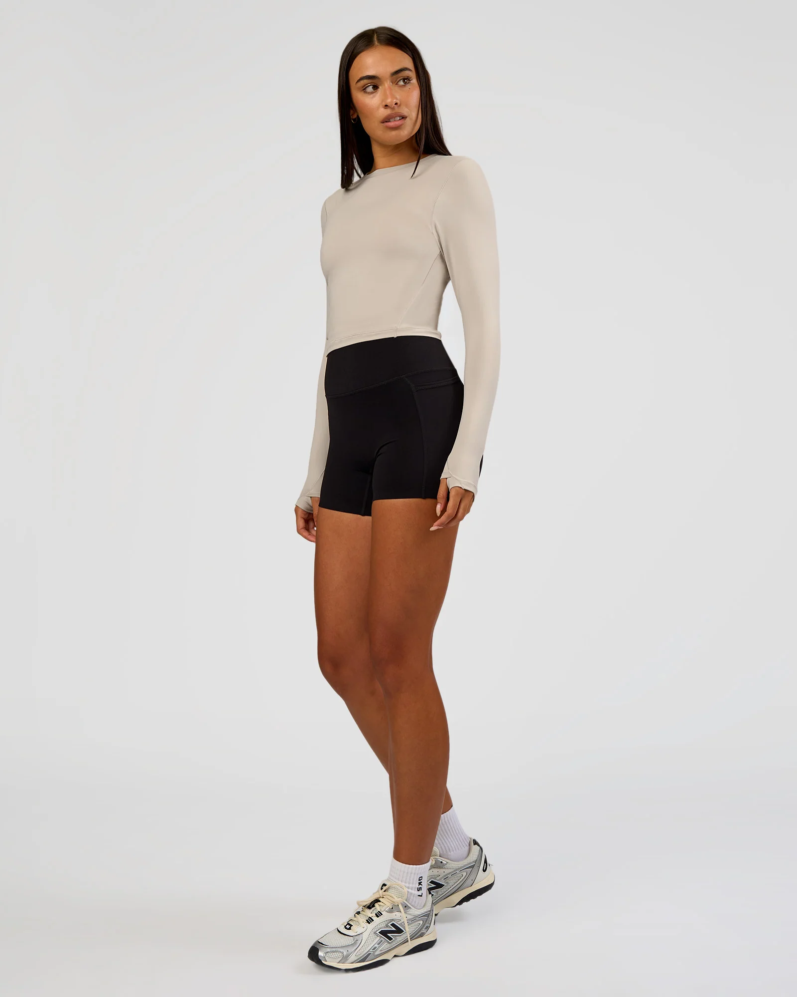 All Day Long Sleeve Tee - Shale Beige - Image 6