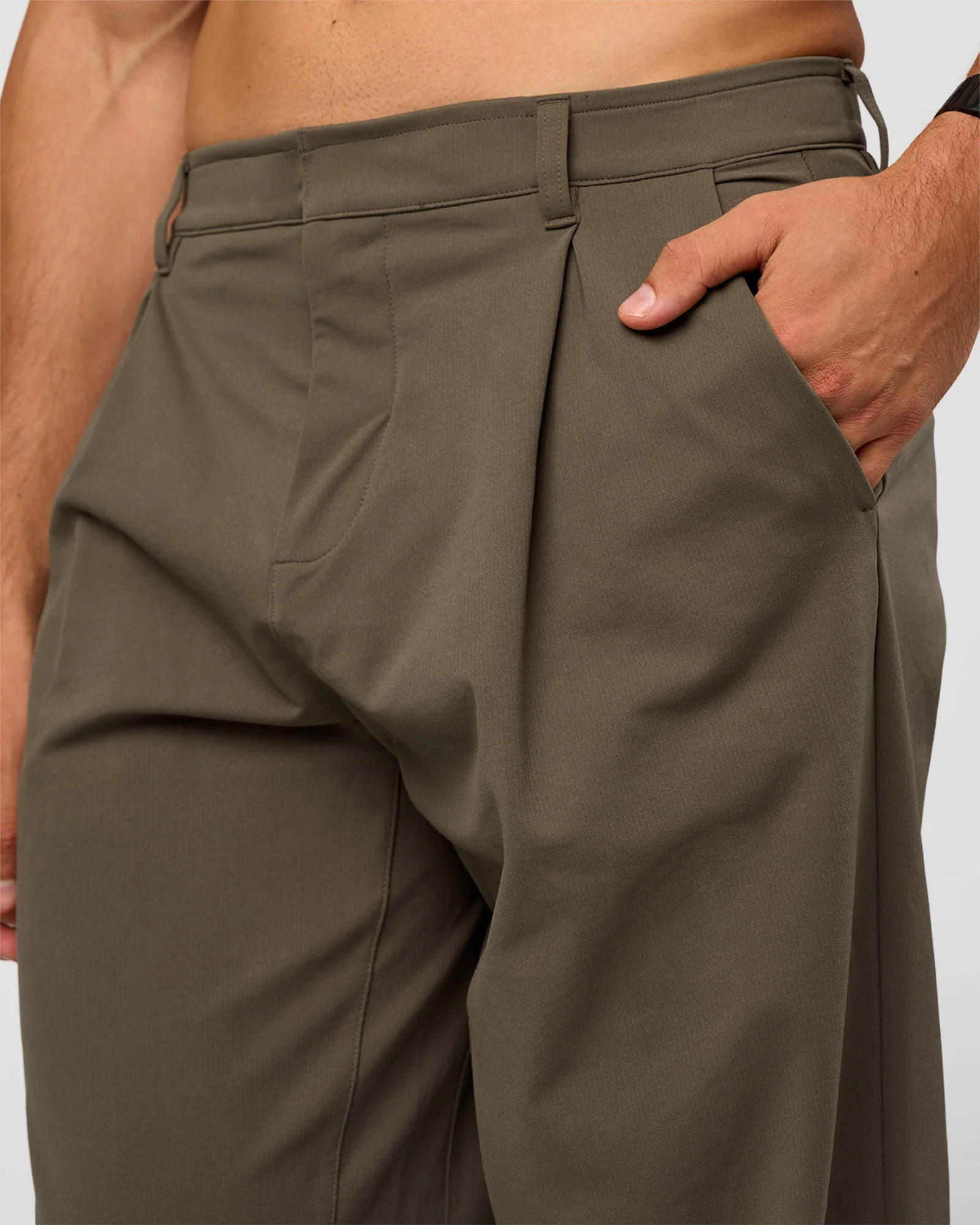 All Day ZeroCrease™ Wide Leg Pant - Walnut Grey - Image 3