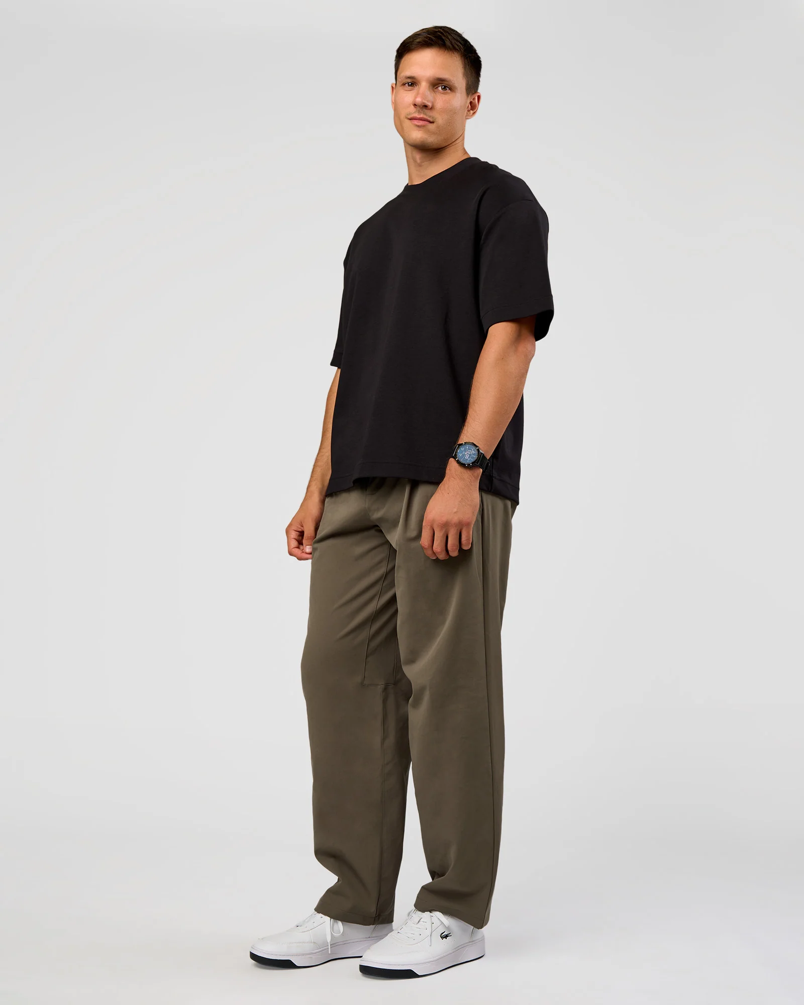 All Day ZeroCrease™ Wide Leg Pant - Walnut Grey - Image 5