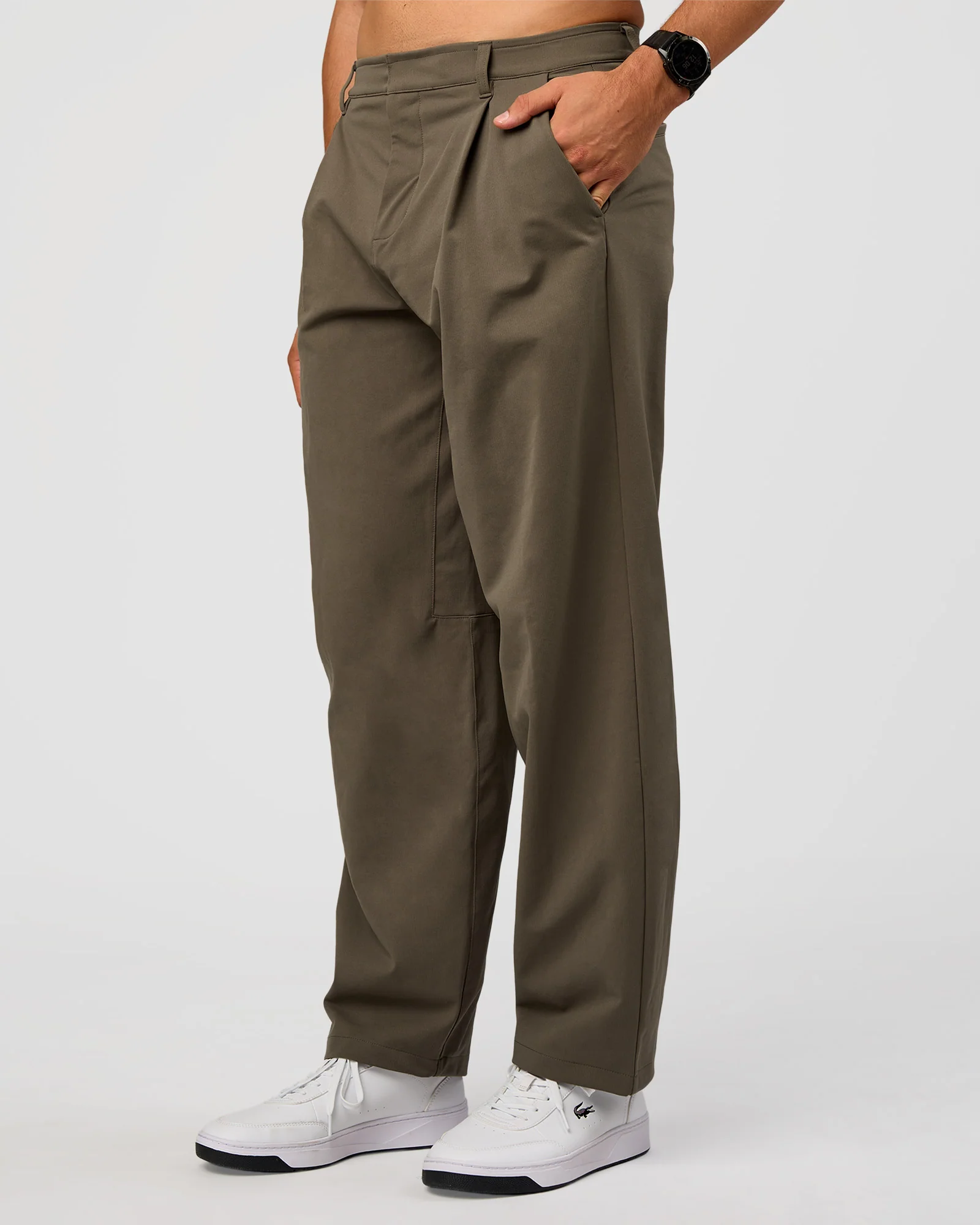 All Day ZeroCrease™ Wide Leg Pant - Walnut Grey - Image 8