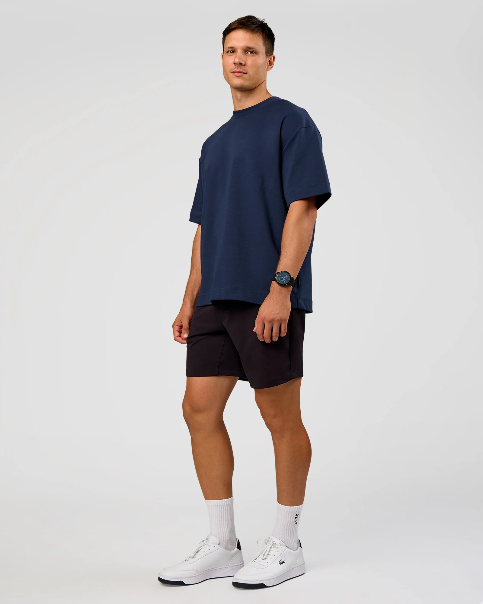 All Day ZeroCrease™ Regular 8" Short - Black - Image 7