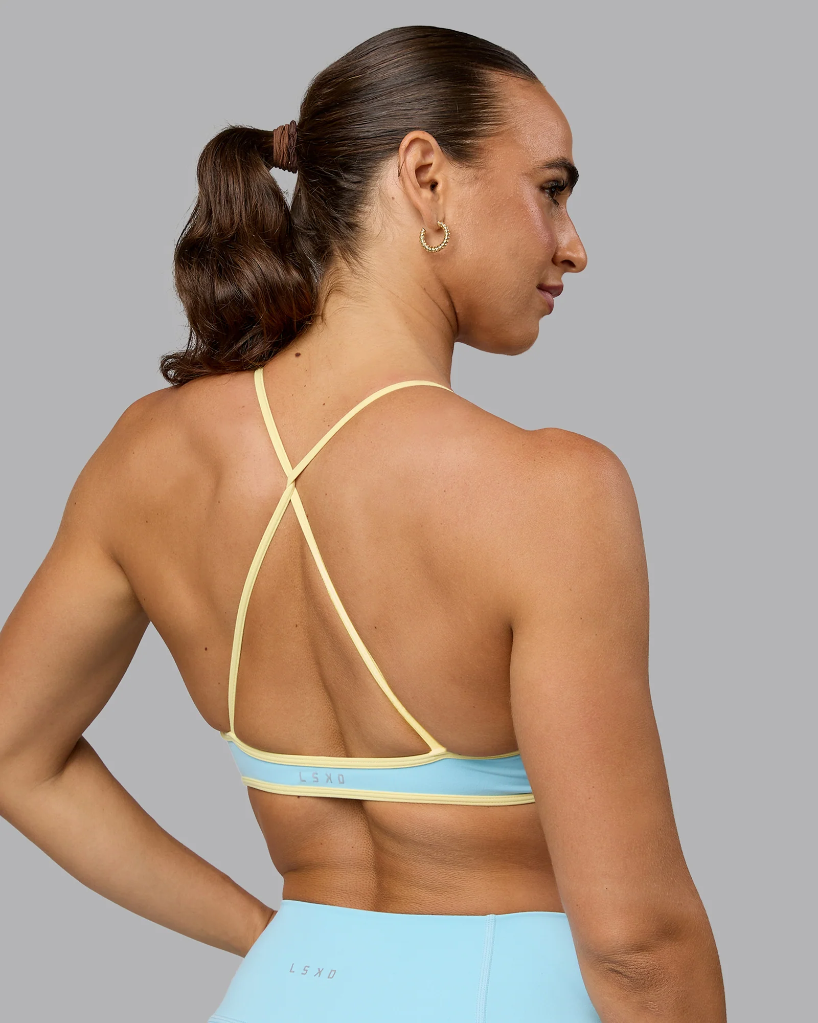 Ambience Sports Bra - Crystal Blue-Lemon - Image 6