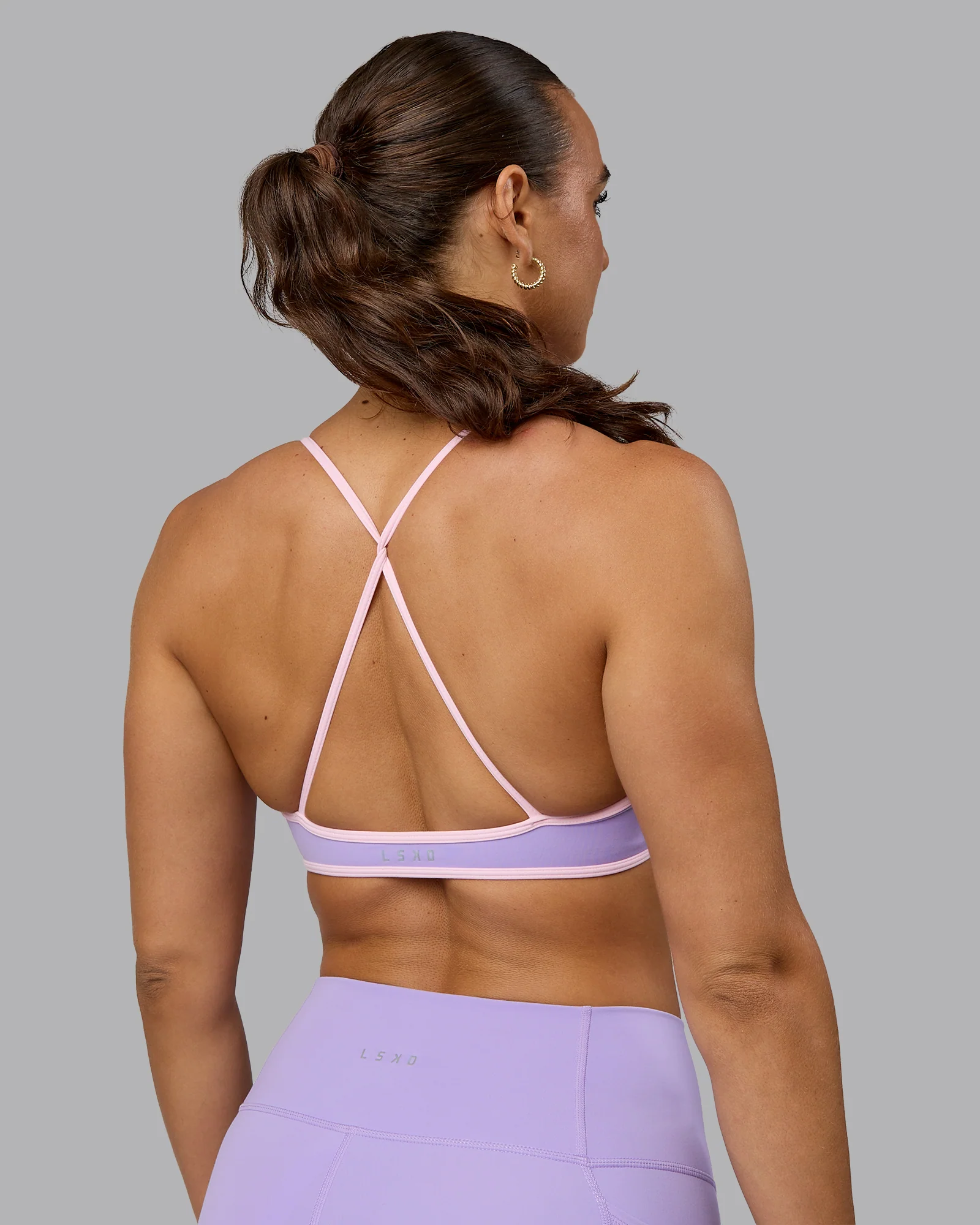 Ambience Sports Bra - Pale Lilac-Pale Pink - Image 2