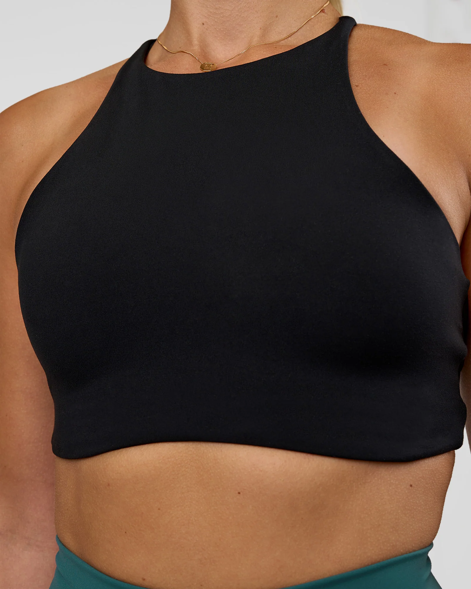 AMRAP High Neck Sports Bra - Black - Image 4