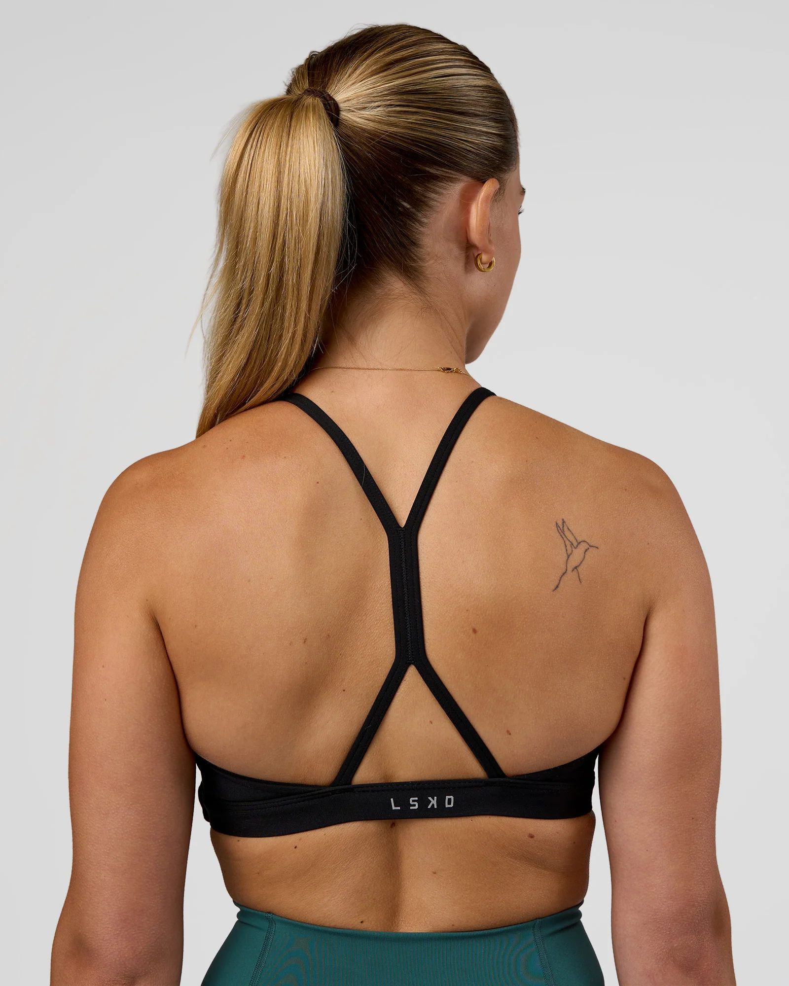 AMRAP High Neck Sports Bra - Black - Image 6