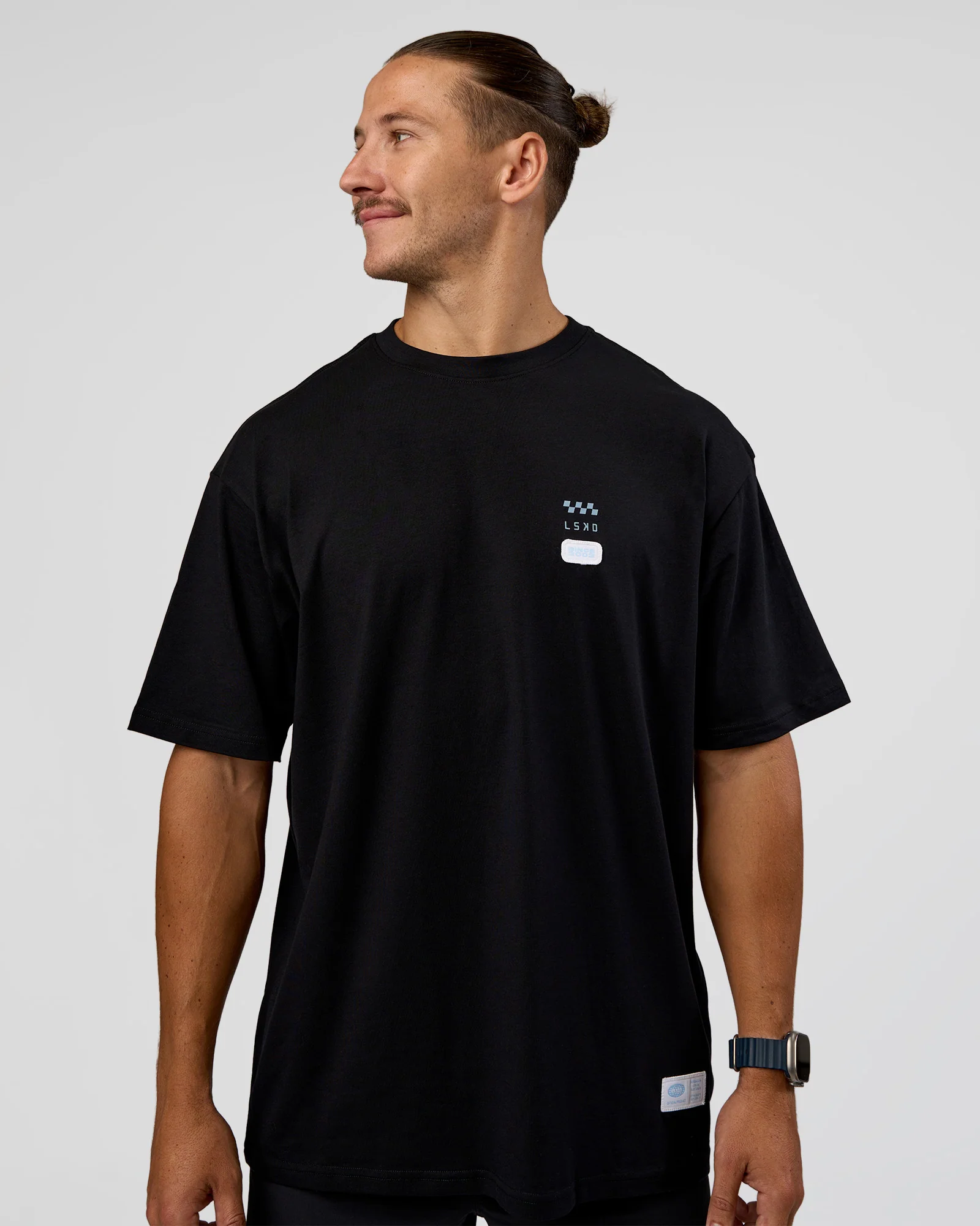 Archive FLXCotton Oversized Tee - Black-Open Air - Image 3
