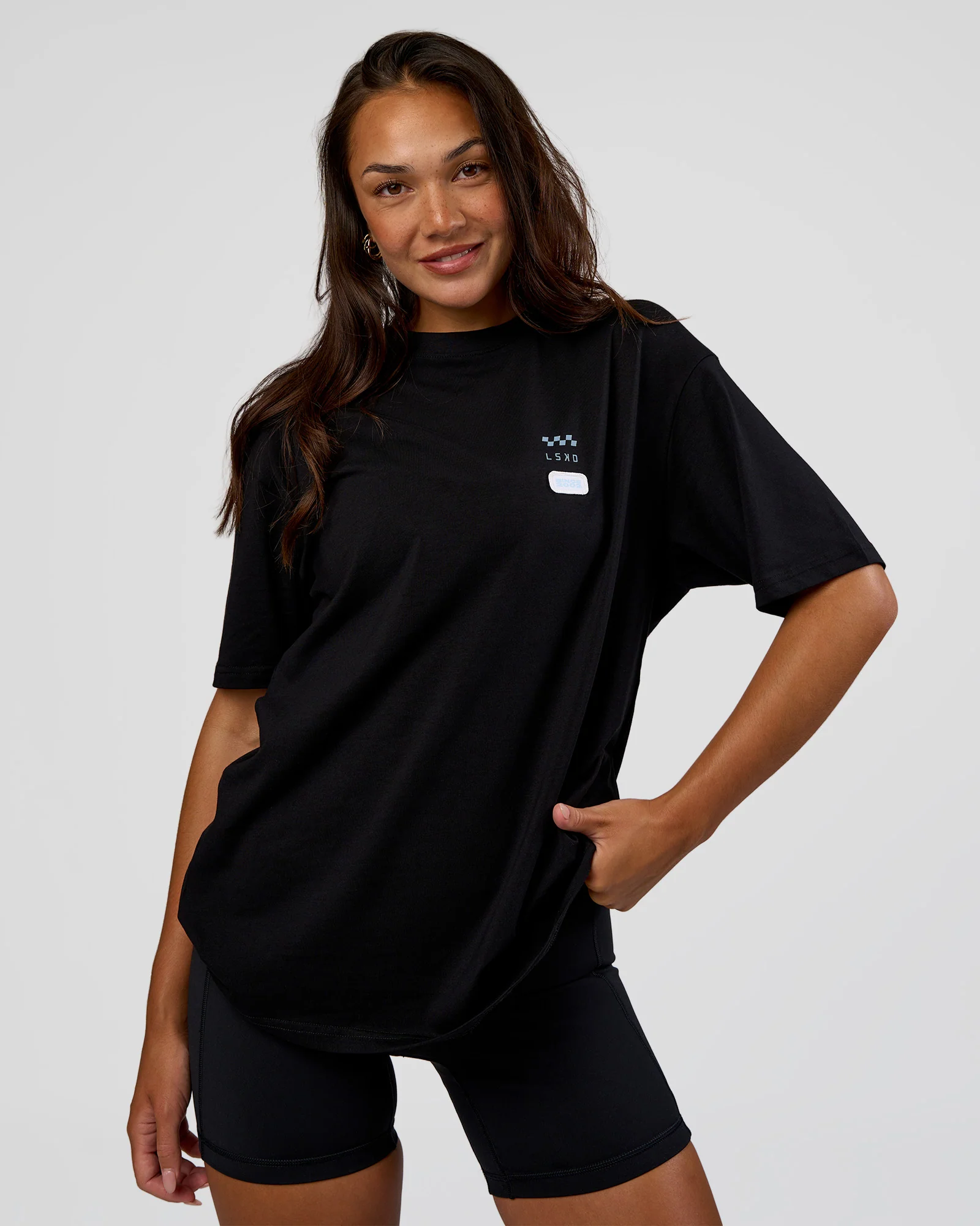 Archive FLXCotton Oversized Tee - Black-Open Air - Image 5