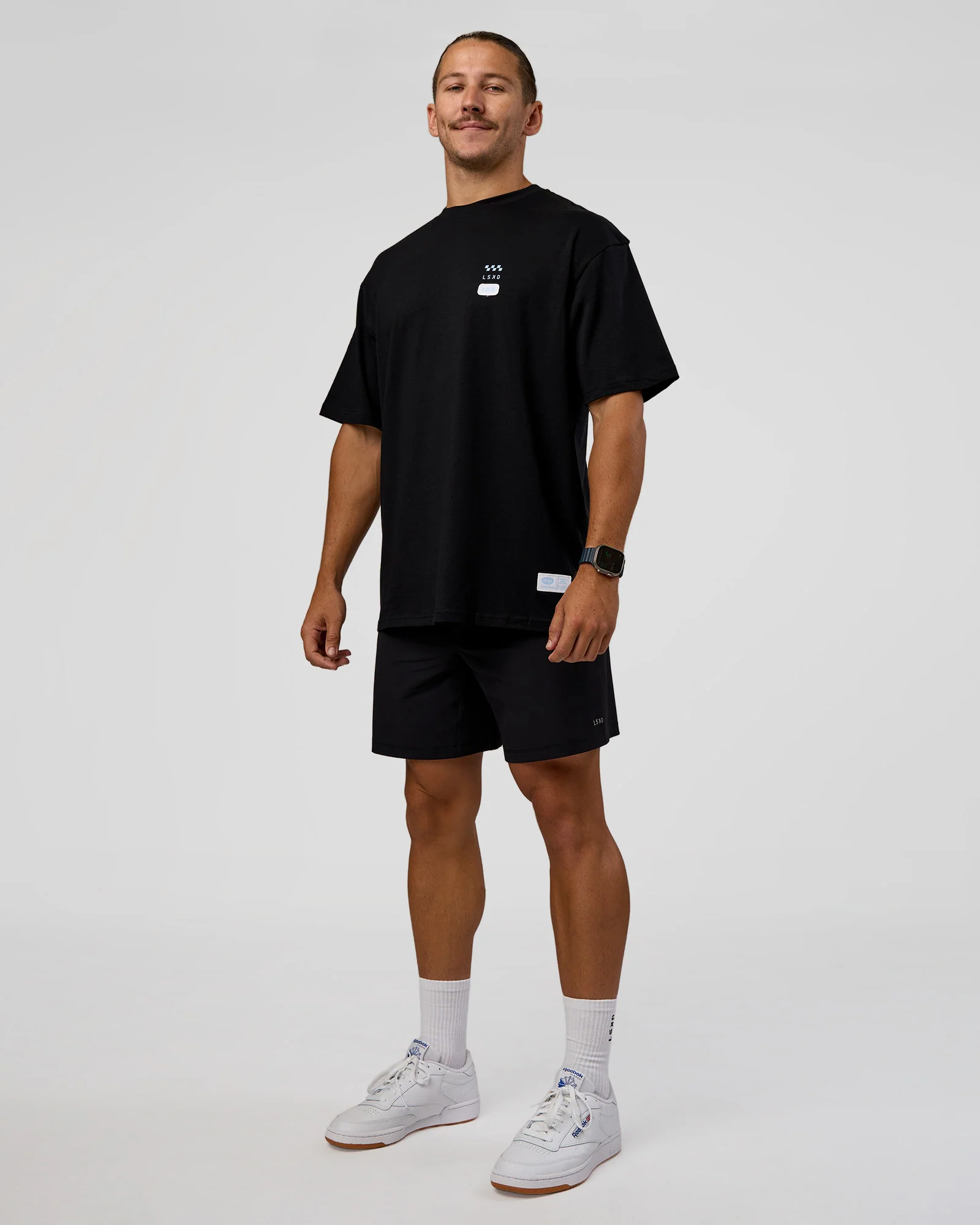 Archive FLXCotton Oversized Tee - Black-Open Air - Image 6