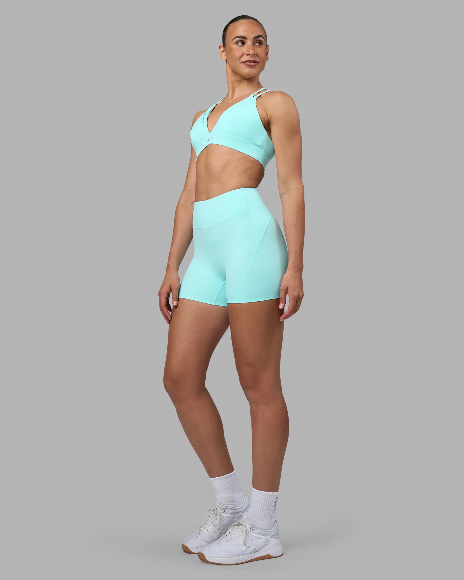 Aria Triangle Sports Bra - Island Paradise - Image 5