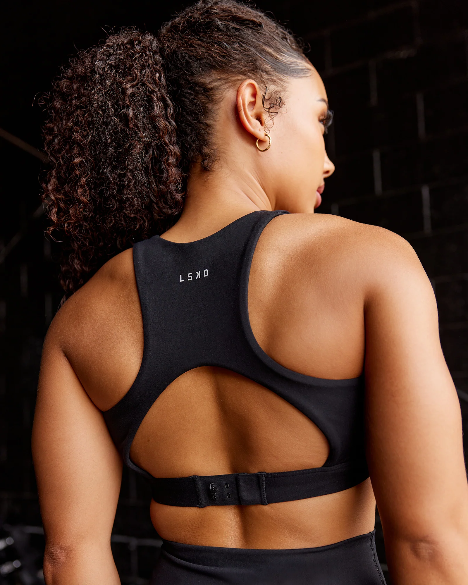 Ascent Sports Bra - Black - Image 2