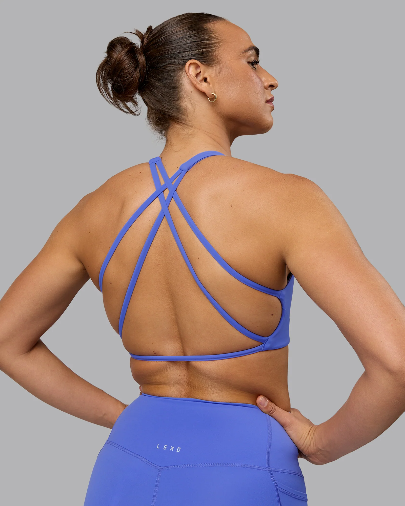 Aspire Sports Bra - Baja Blue - Image 7