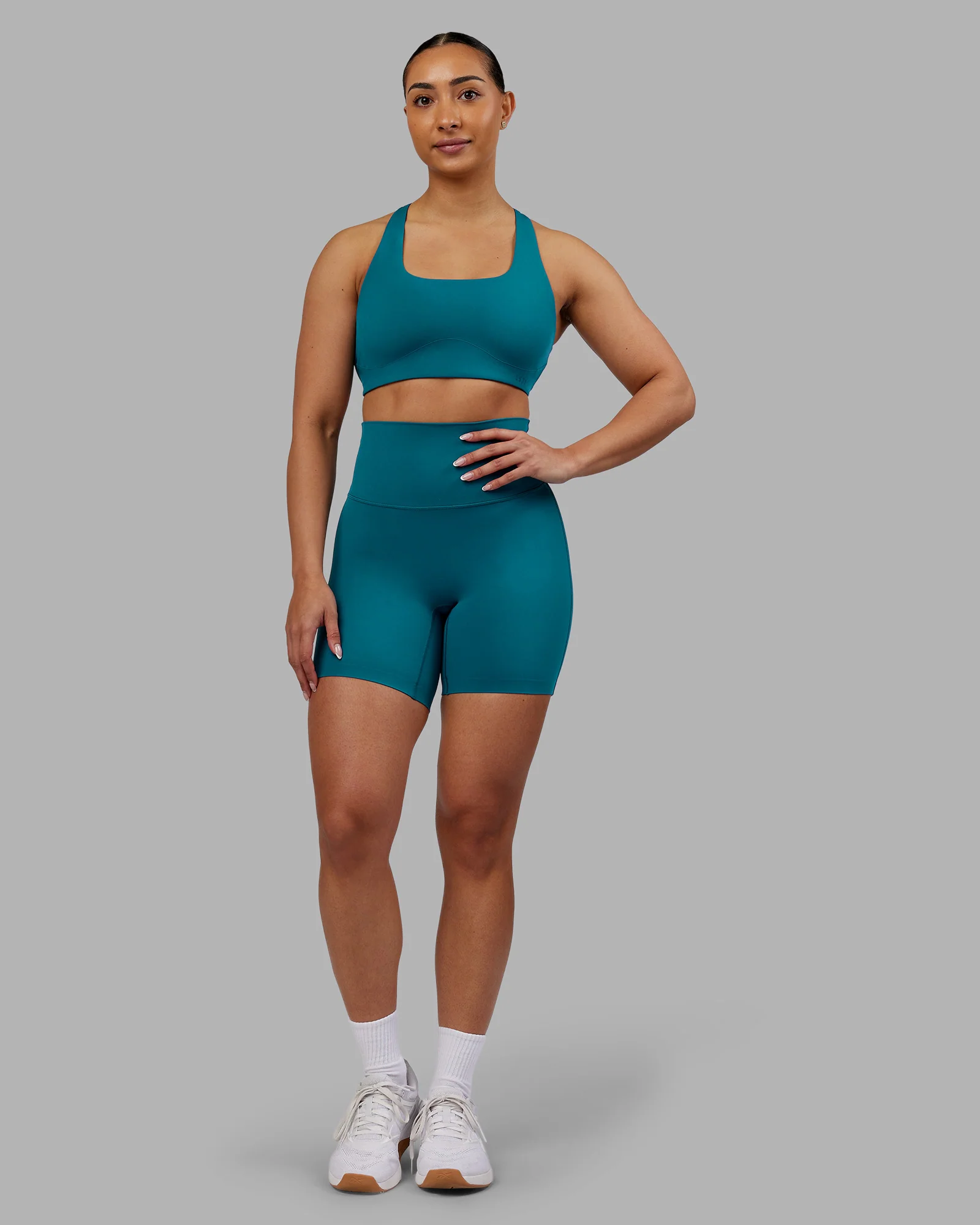 Aspire Sports Bra - Blue Coral - Image 5