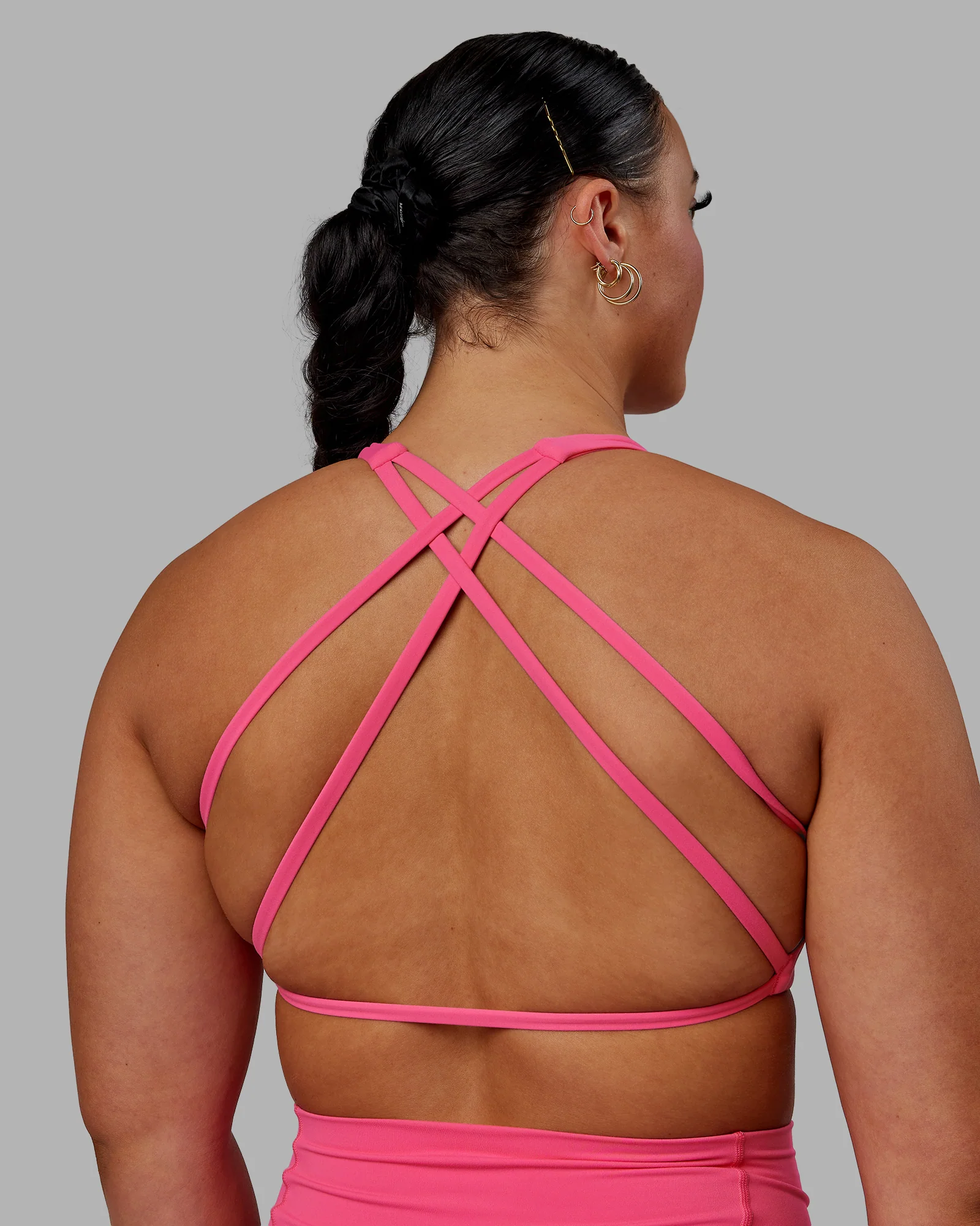 Aspire Sports Bra - Carmine Rose - Image 8