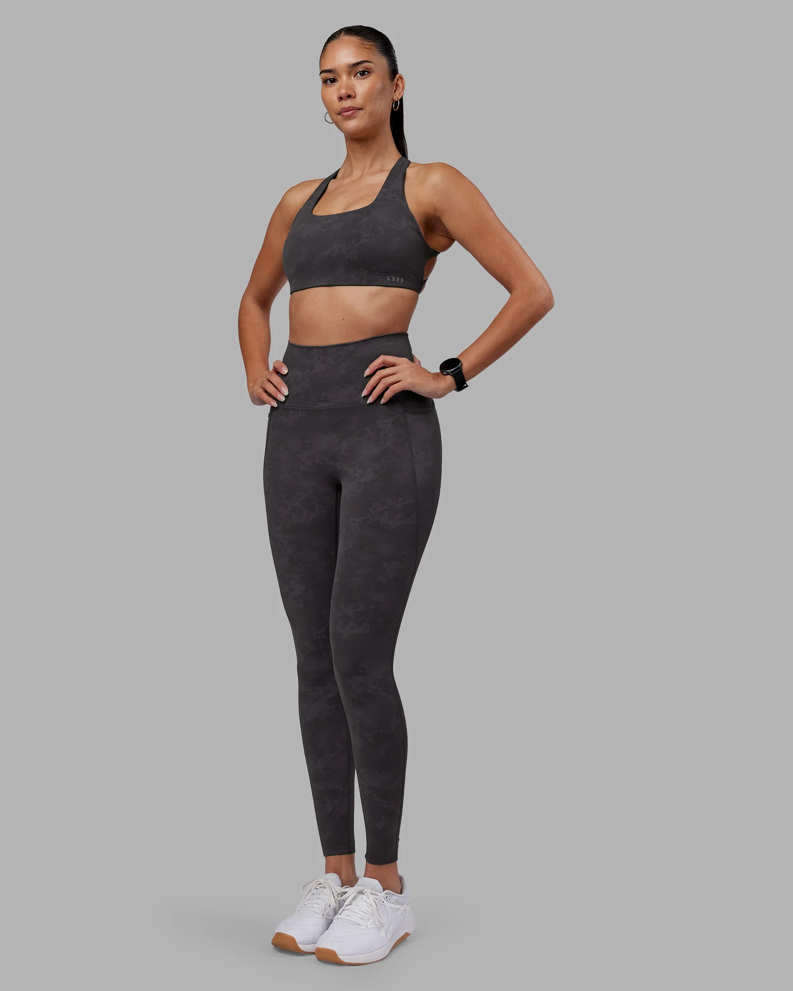 Aspire Sports Bra - Dark Storm Wash - Image 3