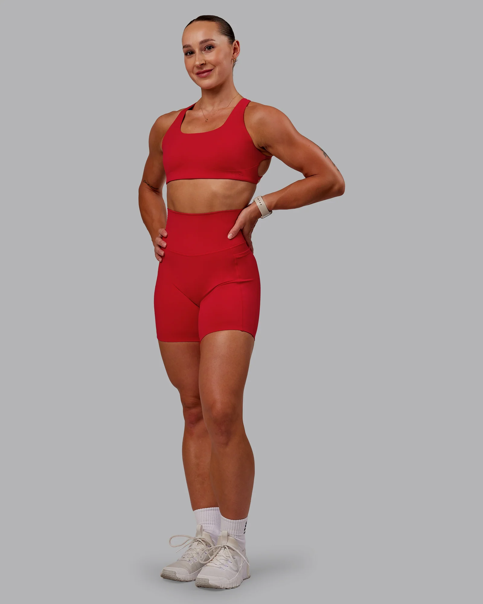 Aspire Sports Bra - Flame - Image 3