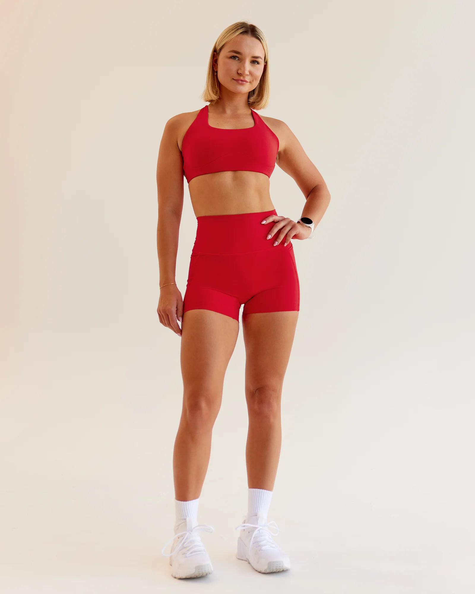 Aspire Sports Bra - Flame - Image 4