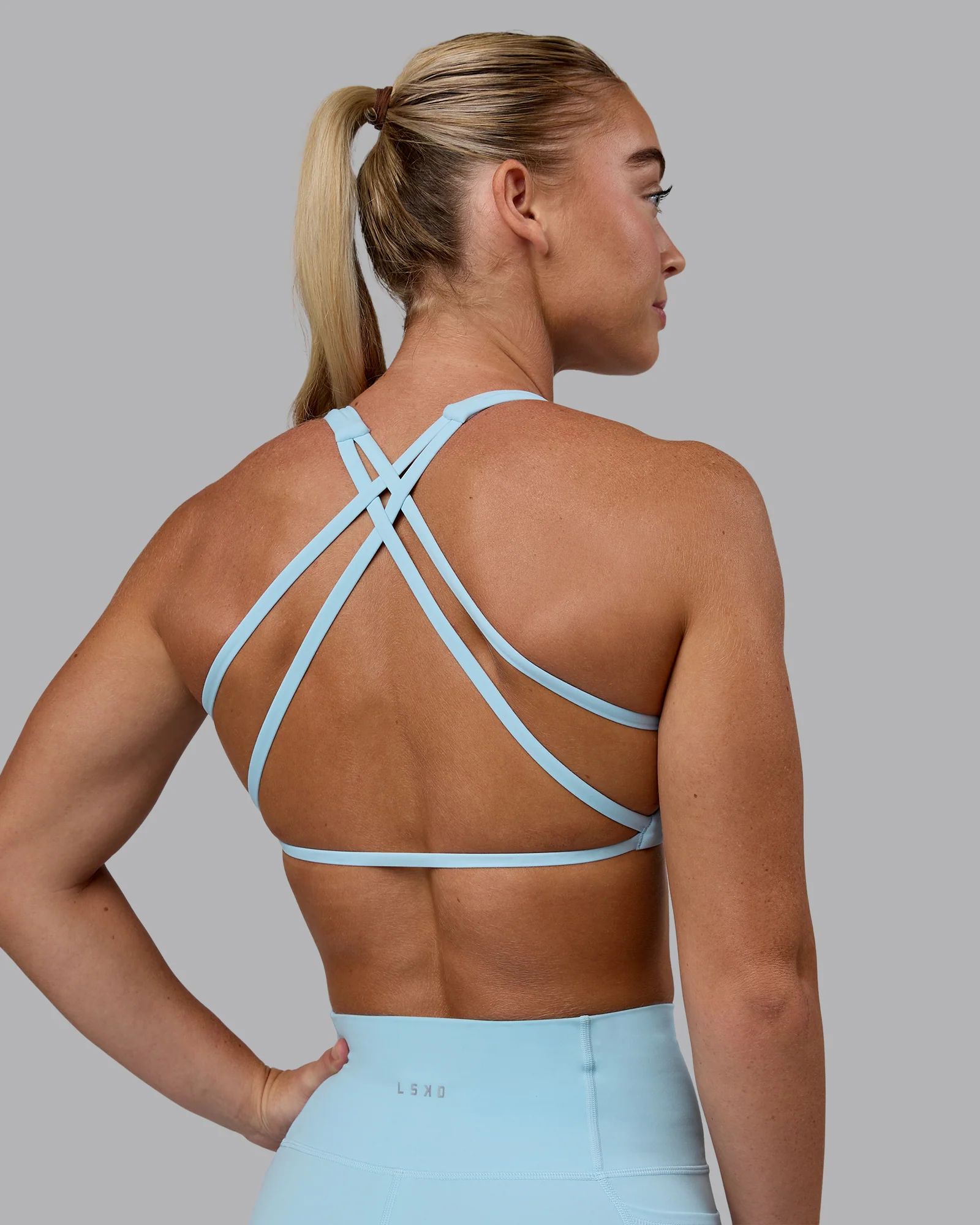 Aspire Sports Bra - Glacial Blue - Image 5
