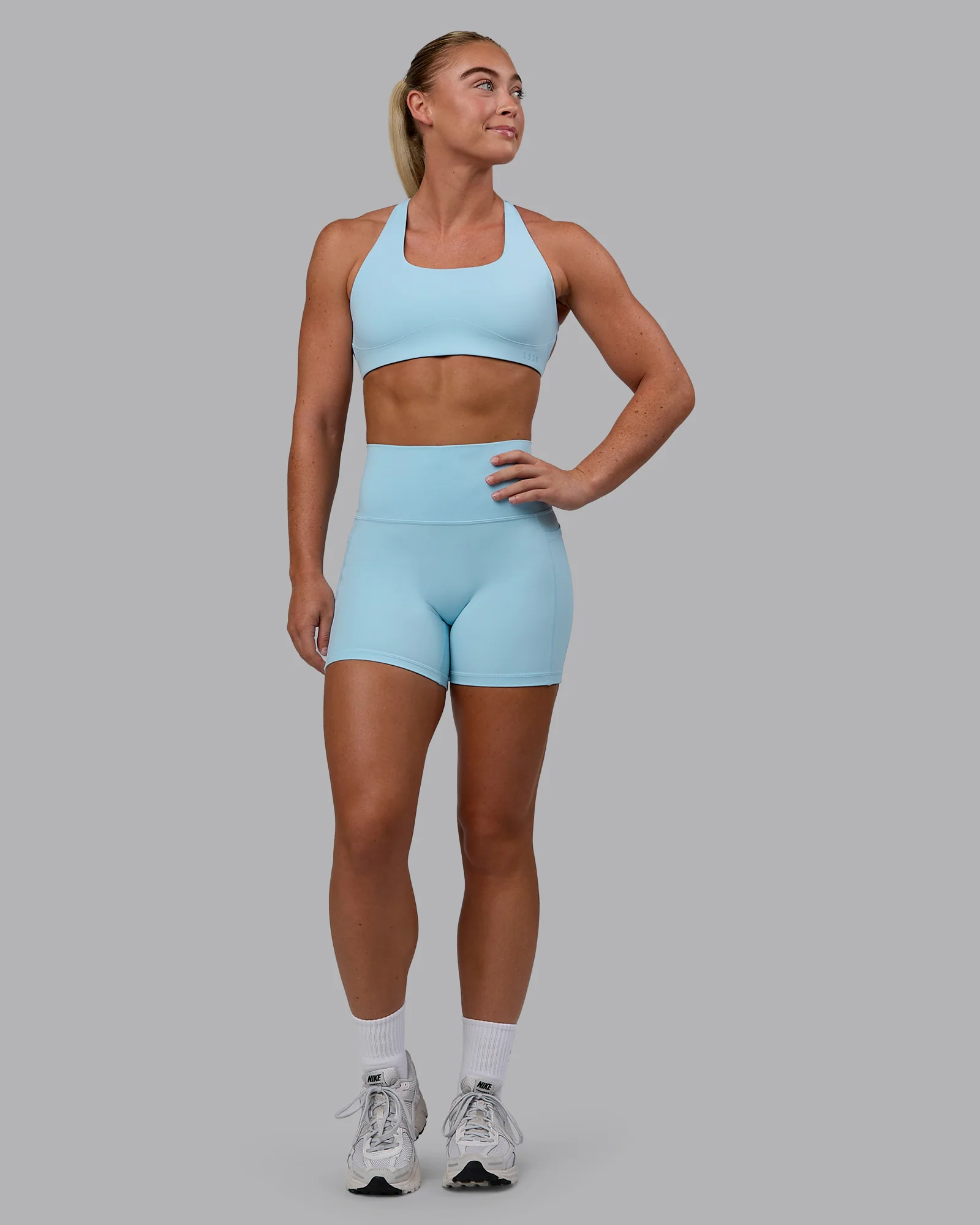 Aspire Sports Bra - Glacial Blue - Image 7