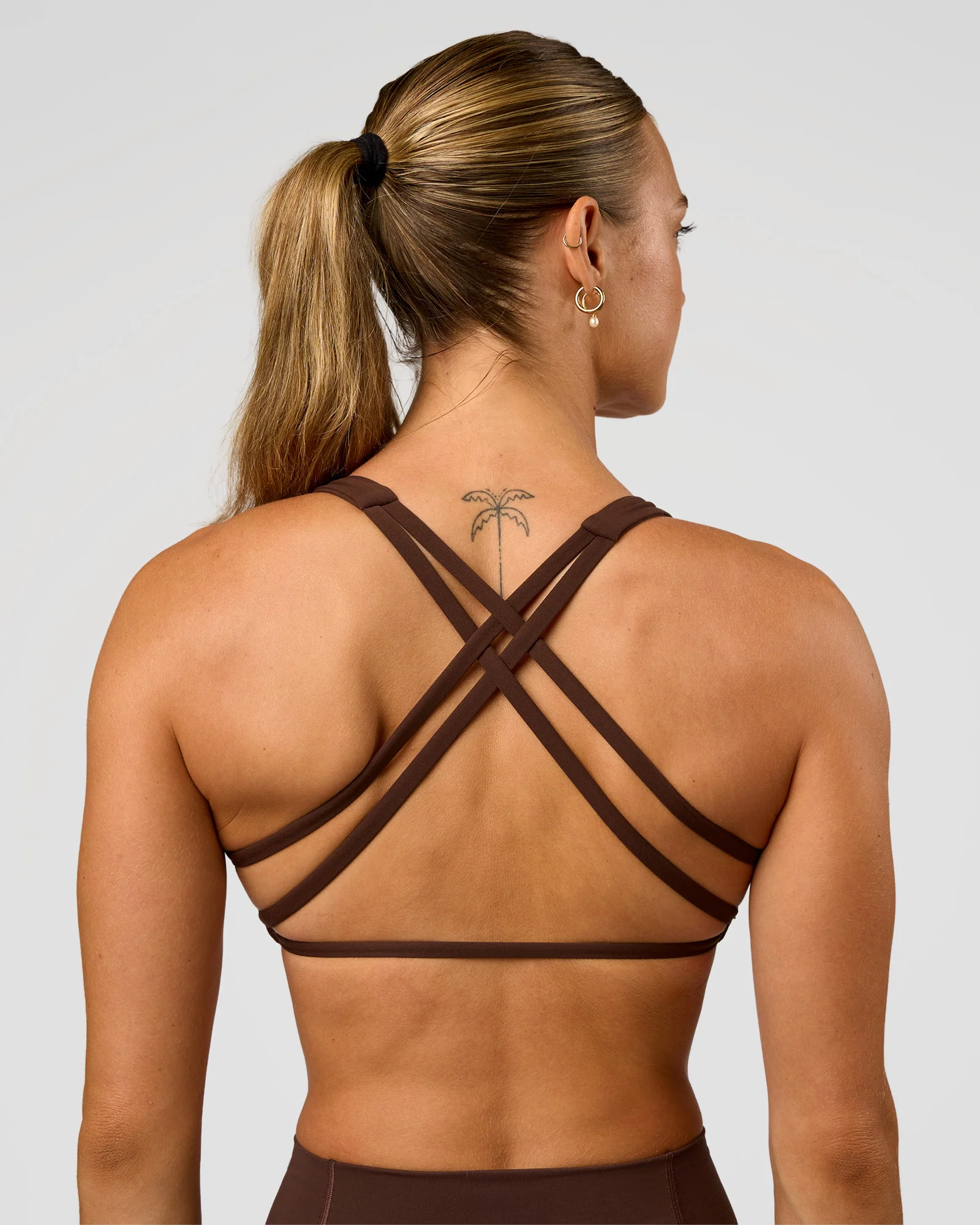 Aspire Sports Bra - Hot Chocolate - Image 6