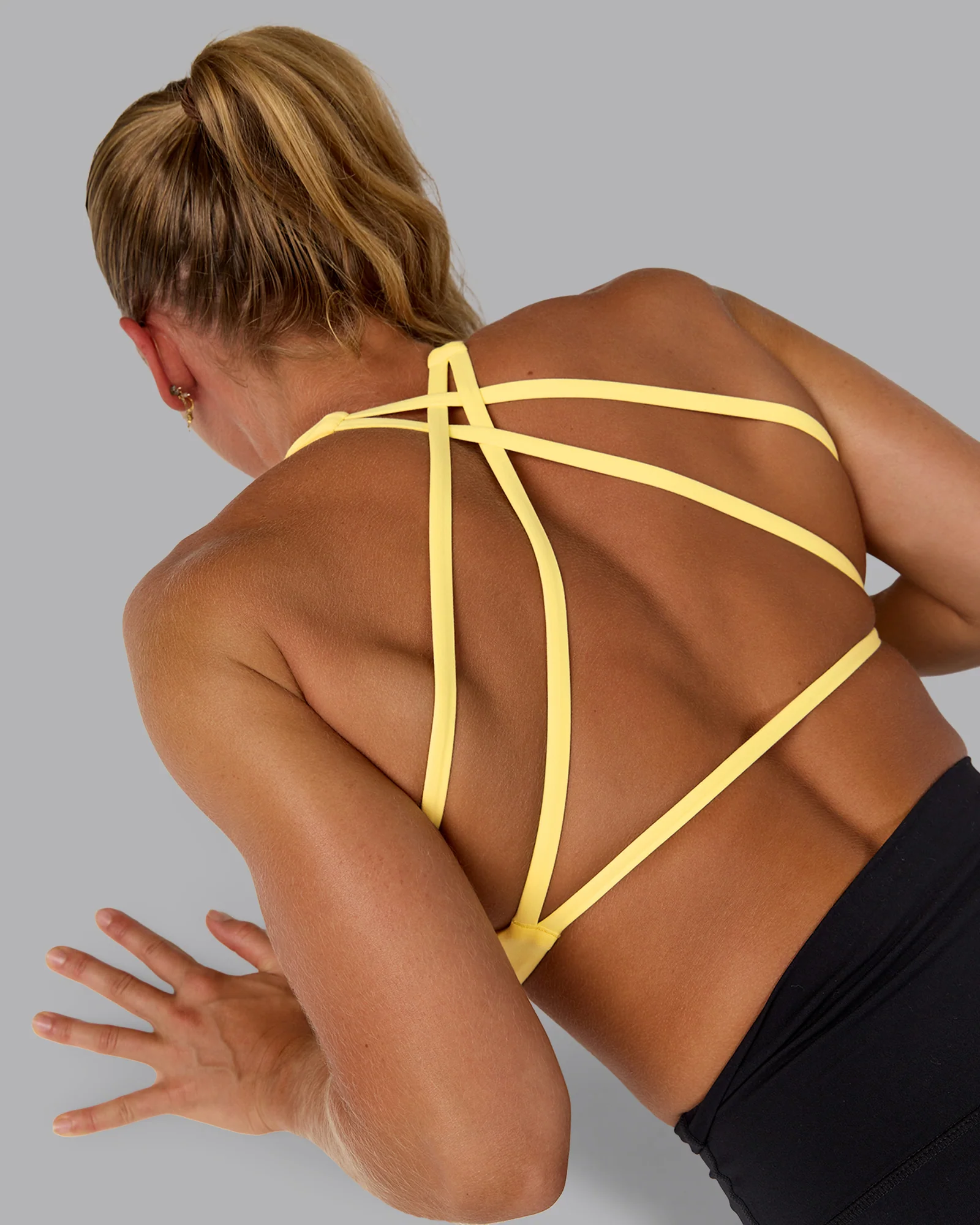 Aspire Sports Bra - Lemon - Image 4