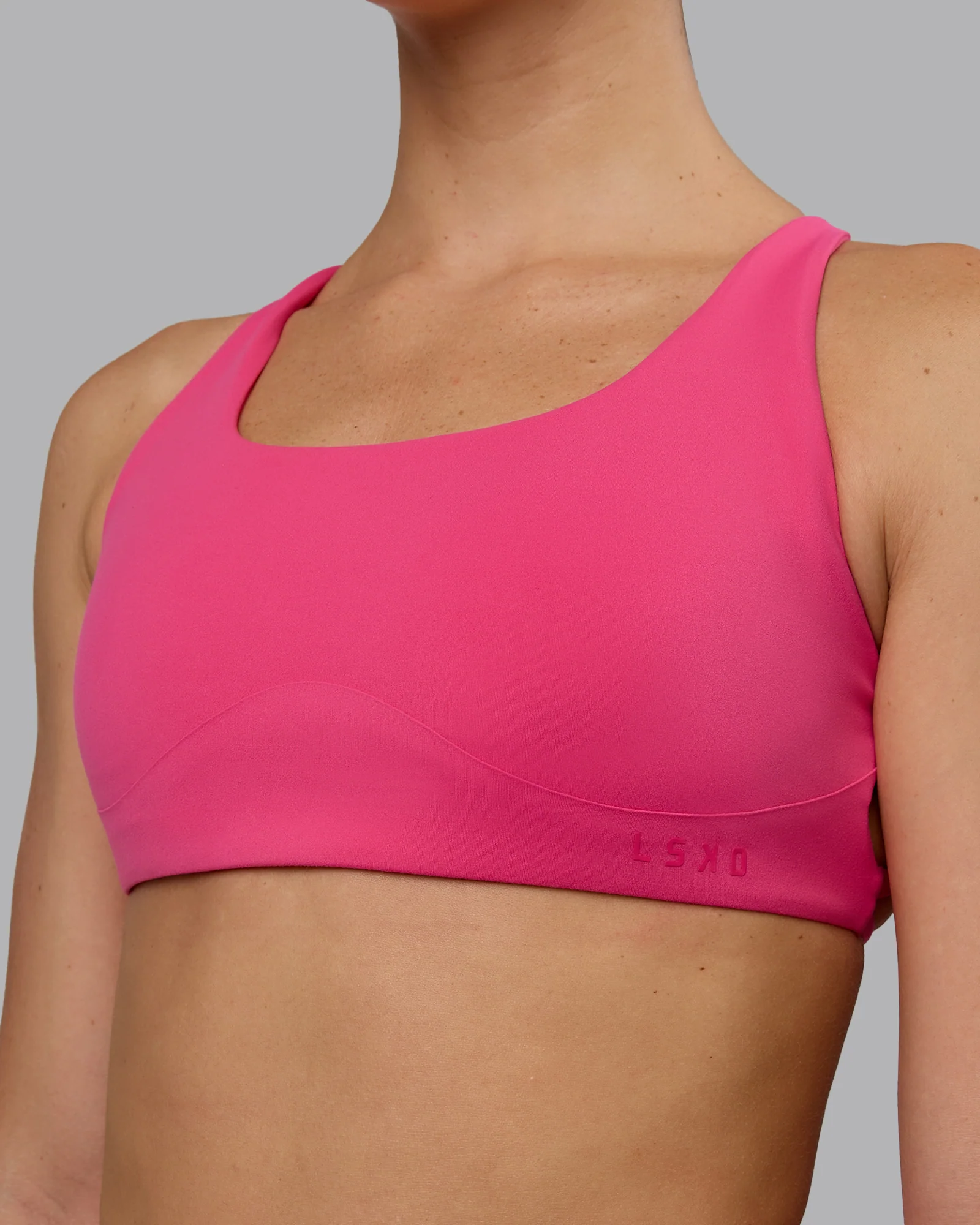 Aspire Sports Bra - Pink Flash - Image 5
