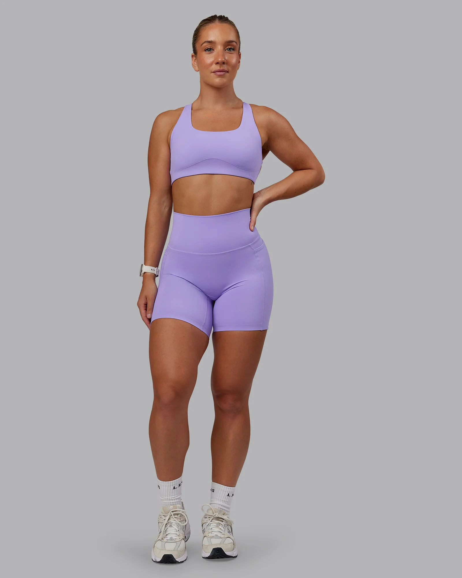 Aspire Sports Bra - Violet Ray - Image 5