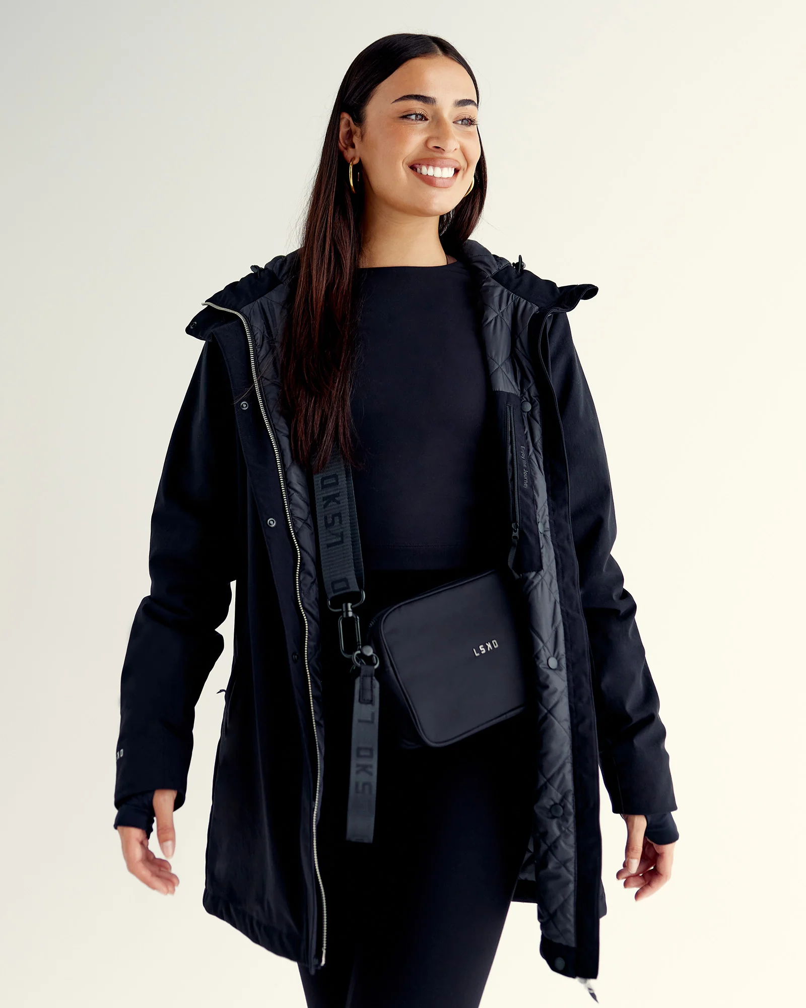Auxiliary 2.0 Longline Jacket - Black - Image 5