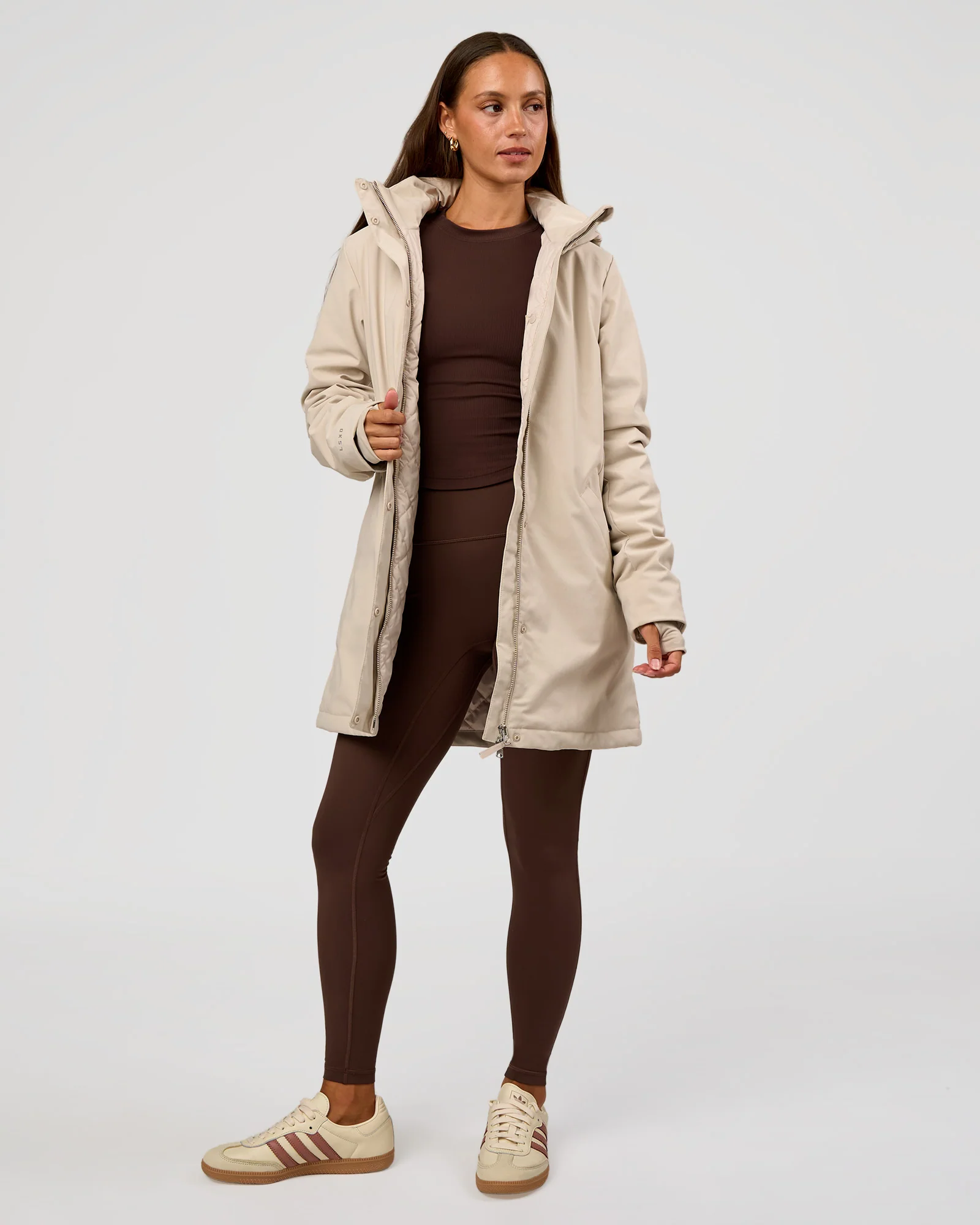 Auxiliary 2.0 Longline Jacket - Shale Beige - Image 10