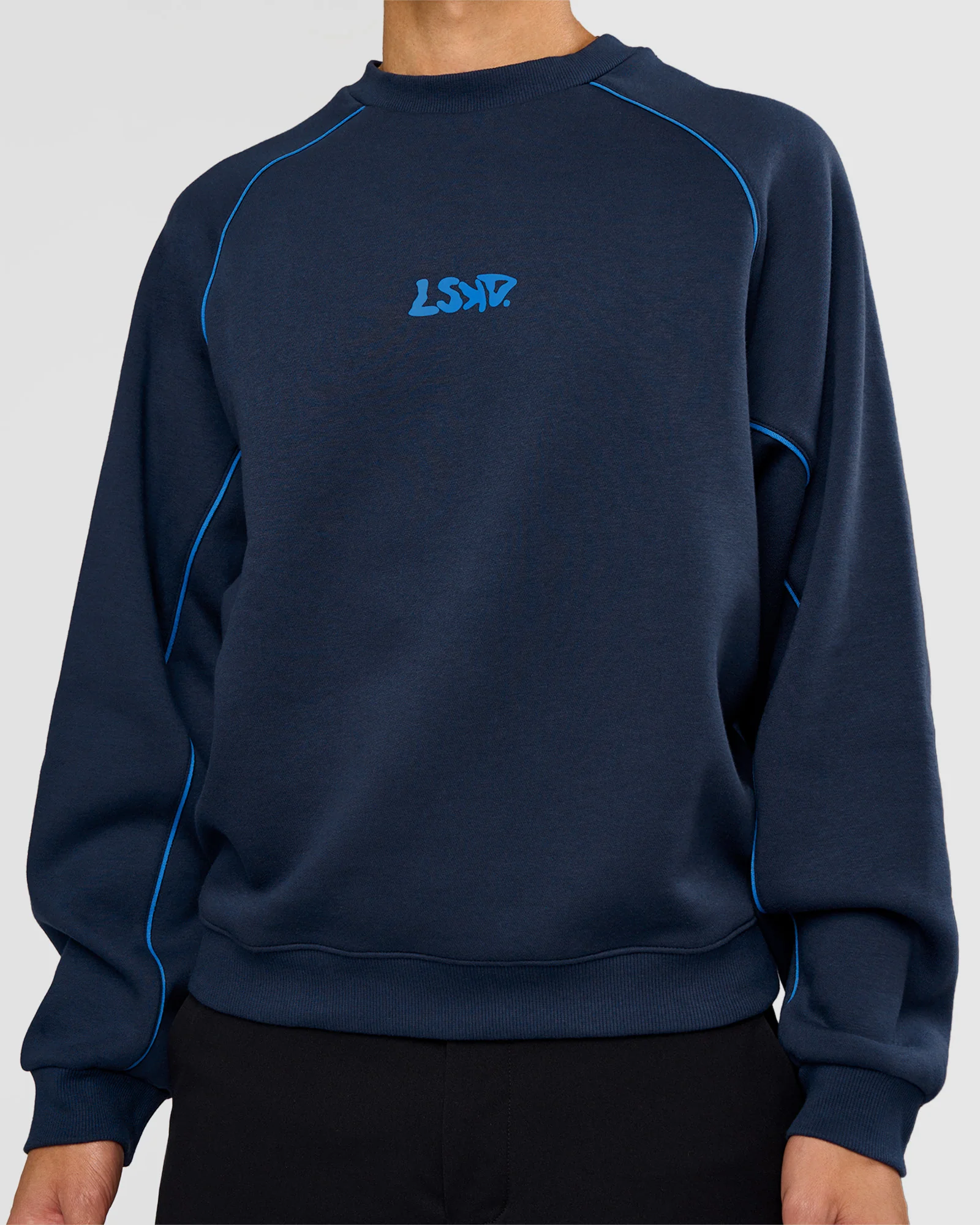 Axis Boxy Crew Sweater - Future Navy-Palace Blue - Image 7