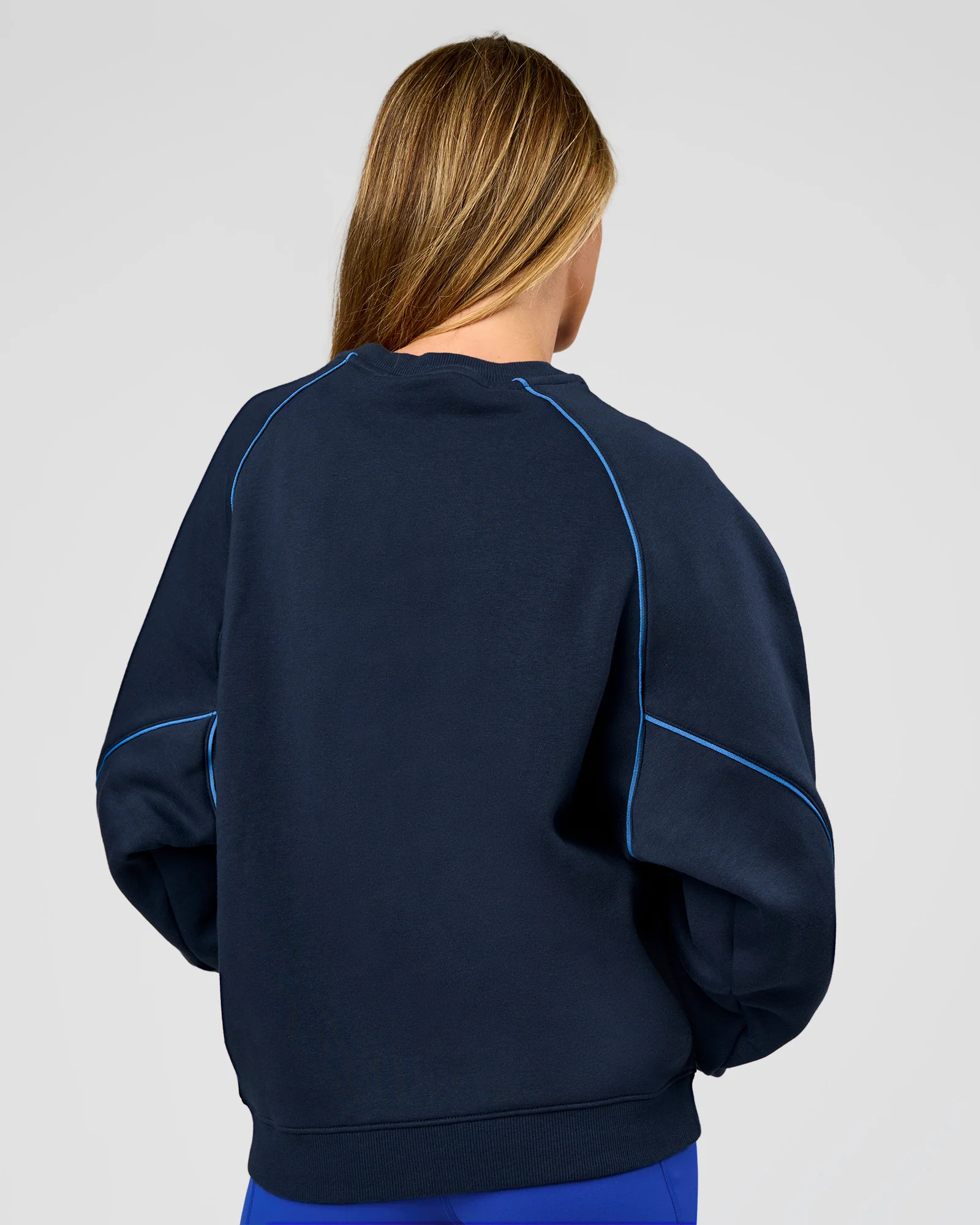 Axis Boxy Crew Sweater - Future Navy-Palace Blue - Image 8