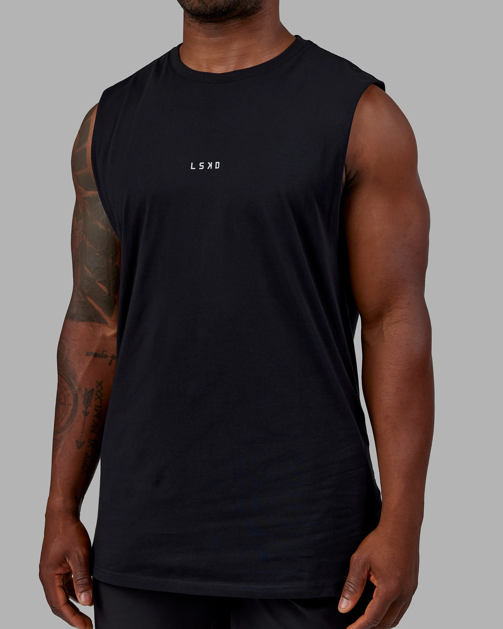 Base FLXCotton Tank - Black - Image 5