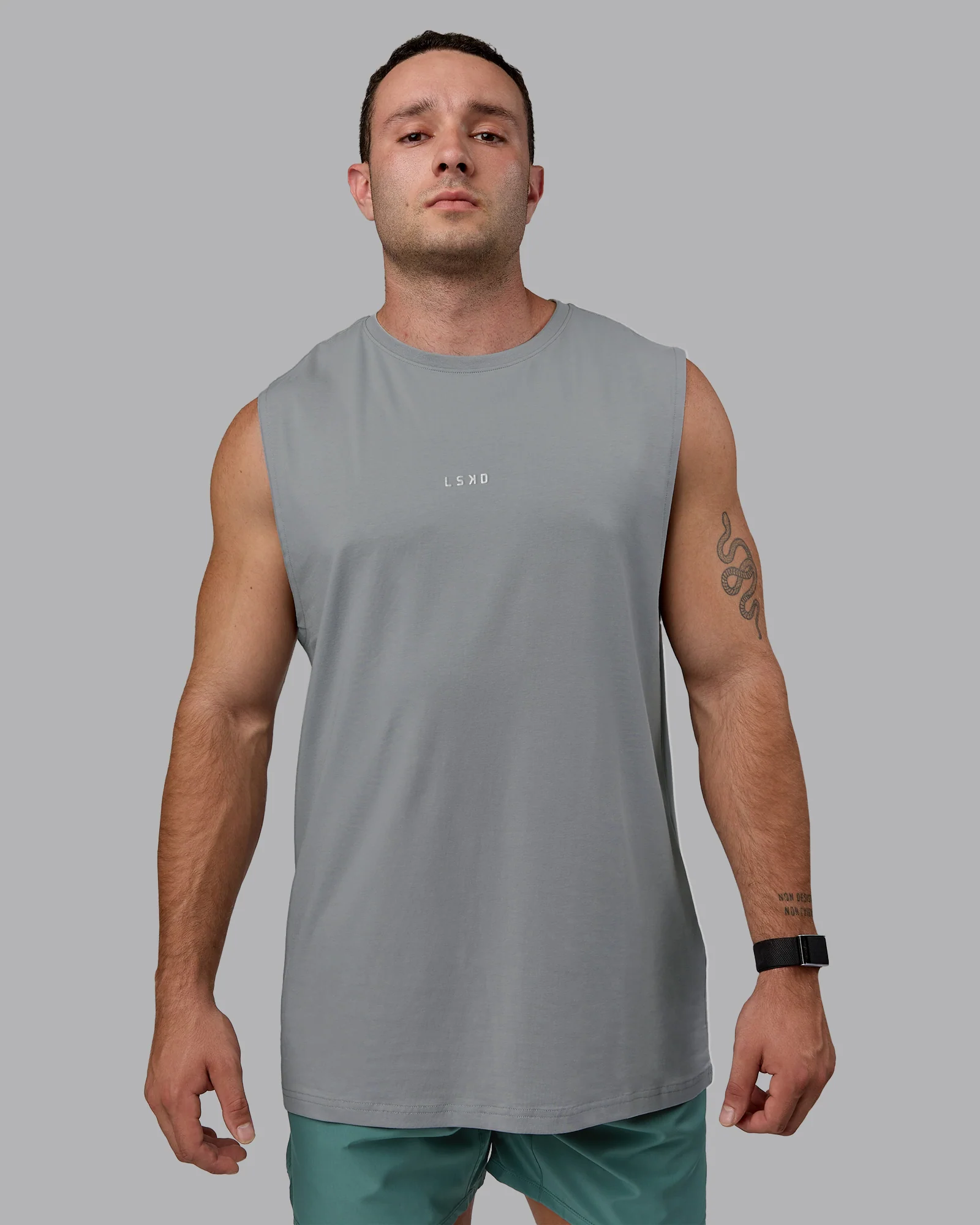 Base FLXCotton Tank - Circular Grey - Image 3