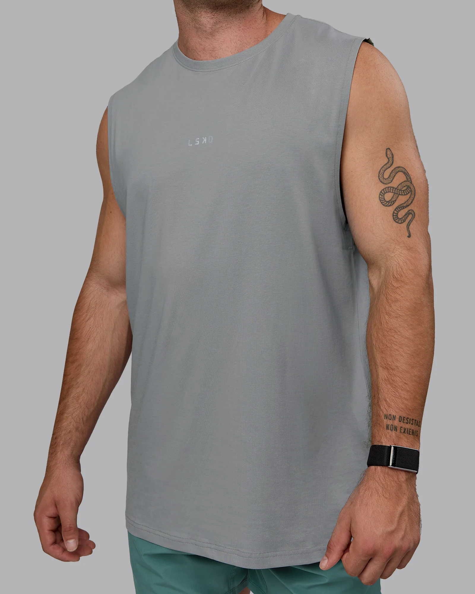 Base FLXCotton Tank - Circular Grey - Image 6