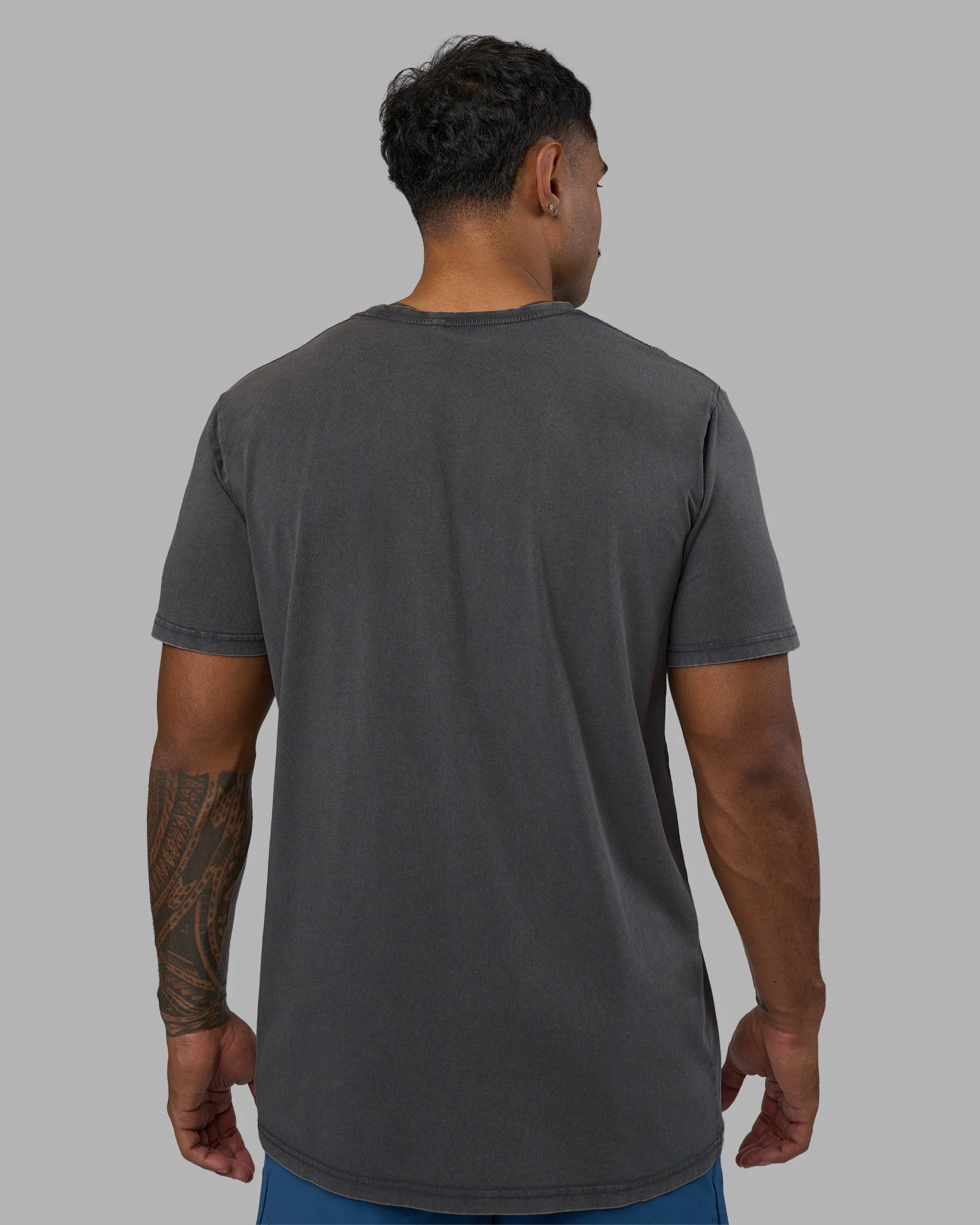 Base FLXCotton Tee - Dark Storm Washed - Image 3