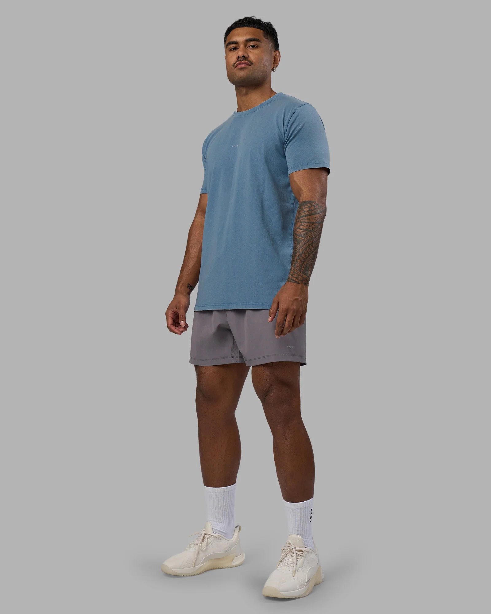 Base FLXCotton Tee - Elemental Blue Washed - Image 4