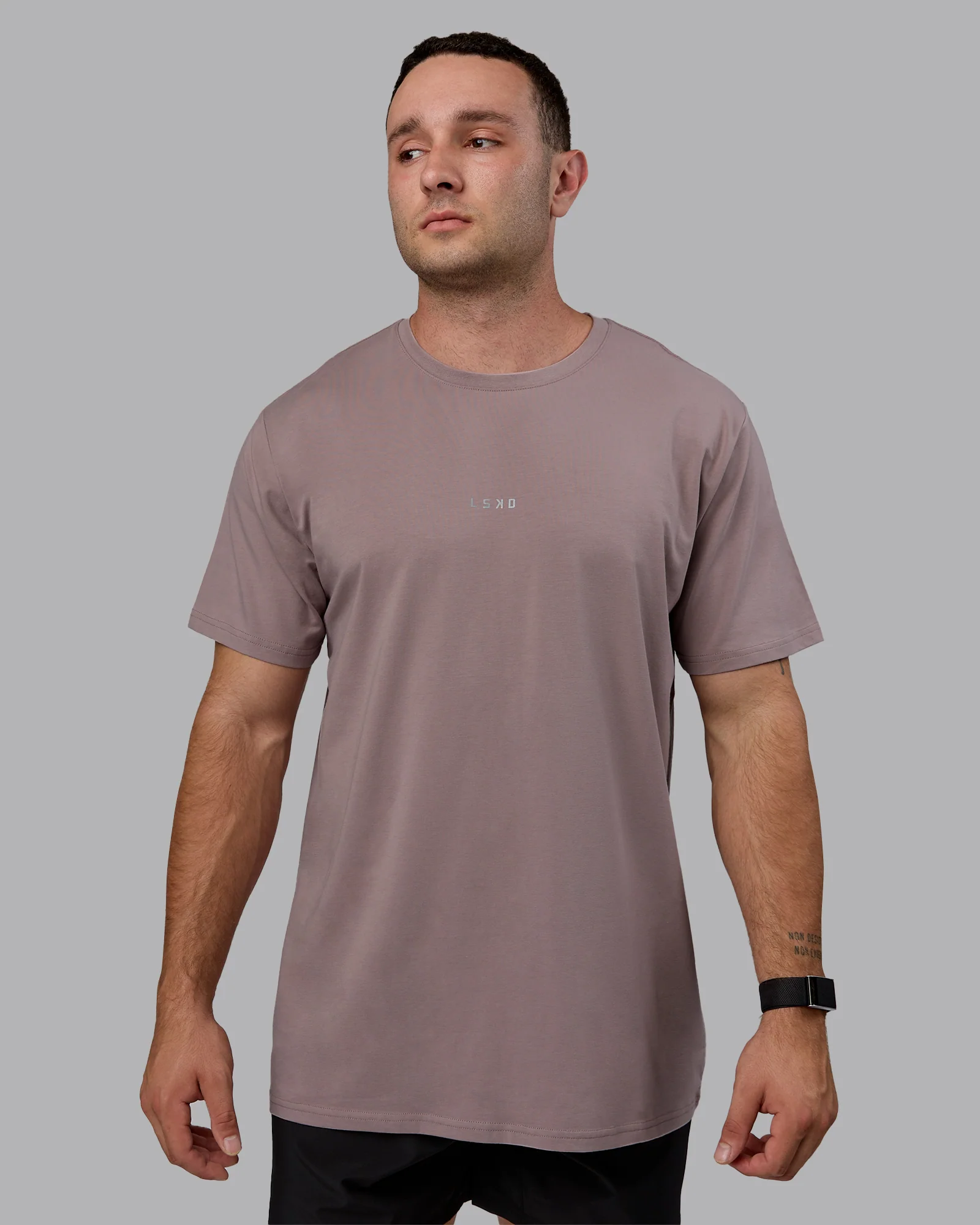 Base FLXCotton Tee - Greyish Purple - Image 2